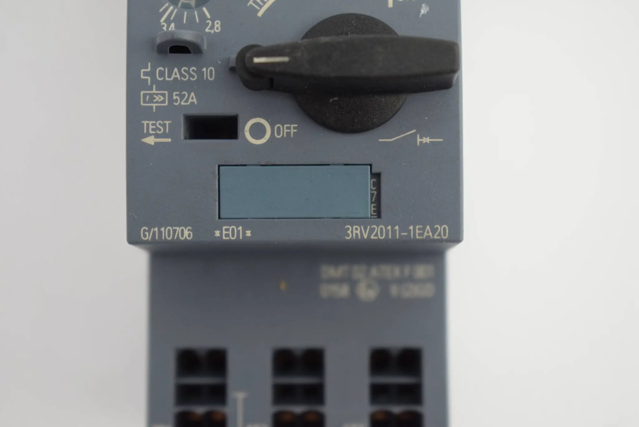 Produktfoto 1 von Siemens sirius Leistungsschalter S00 Class 10 3RV2 011-1EA20 ( 3RV2011-1EA20 )