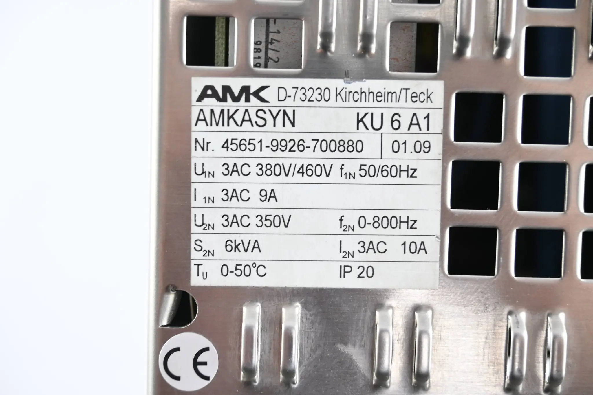 Produktfoto 1 von AMK AMKASYN Servoumrichter KU 6 A1