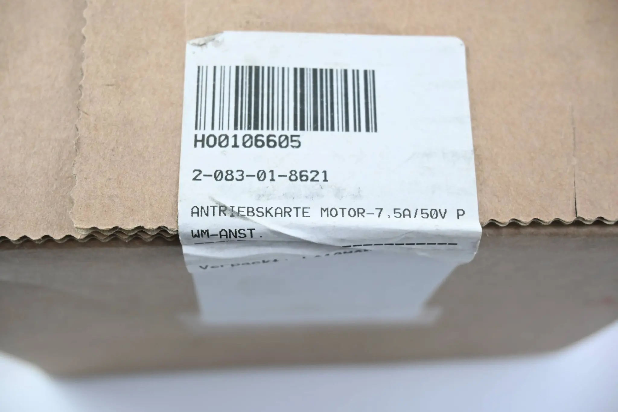 Produktfoto 1 von Homag Motorantriebskarte 2-083-01-8621 ( 2083018621 )