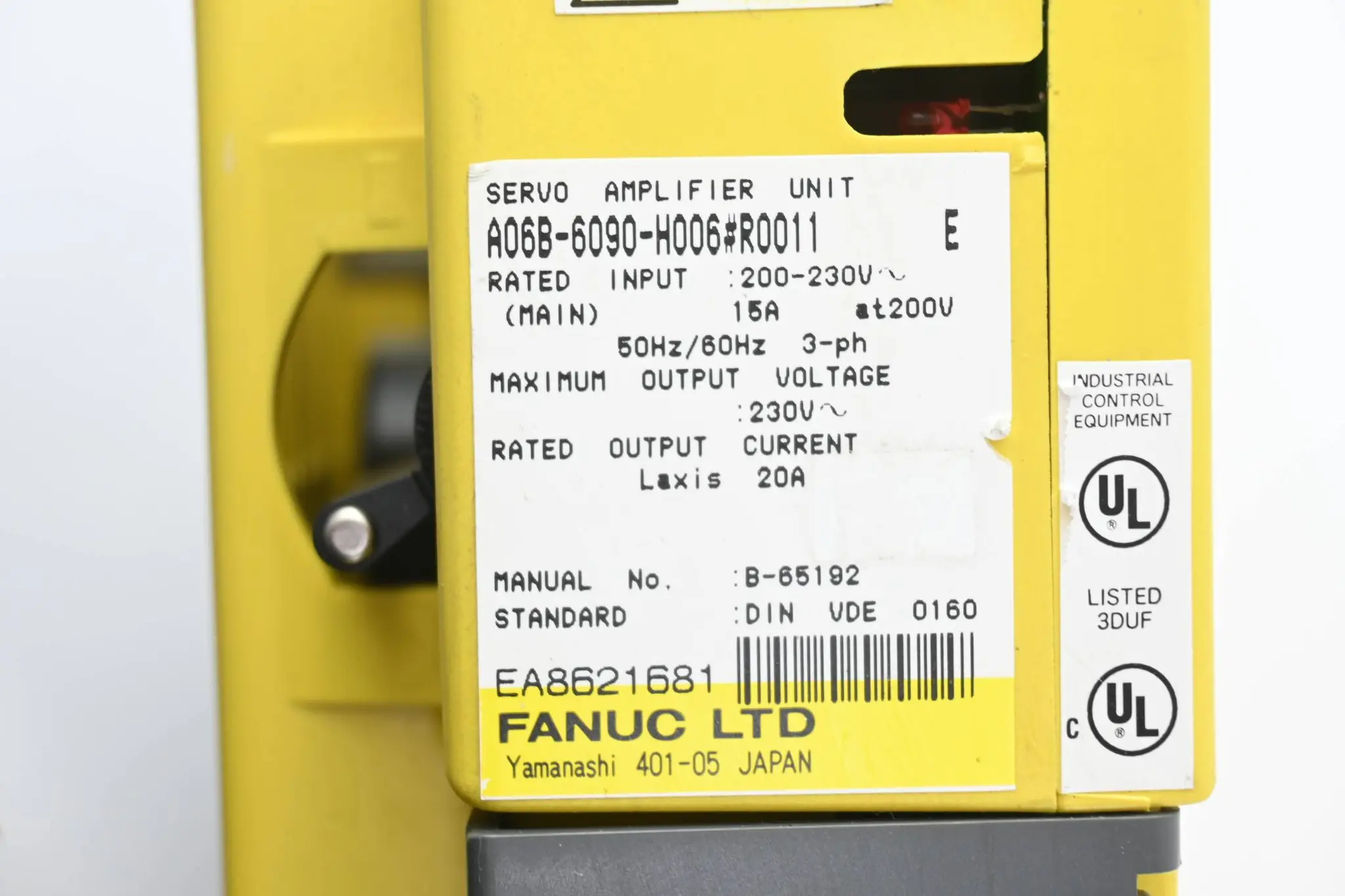 Produktfoto 1 von Fanuc Servo-Verstärkermodul A06B-6090-H244#R0011