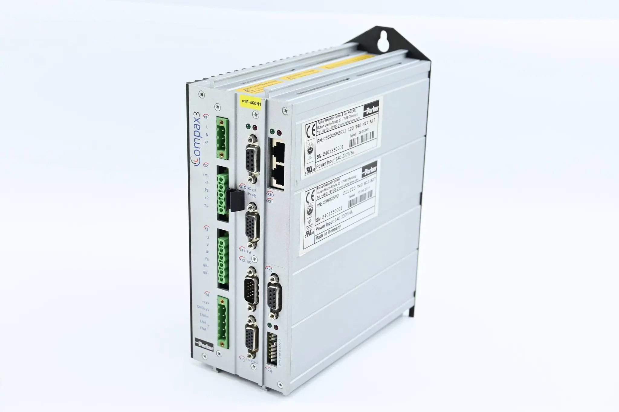 Produktfoto 1 von Parker Compax3 Servo Drive C3S025V2F11 C3S025V2F11I20T40M11A27