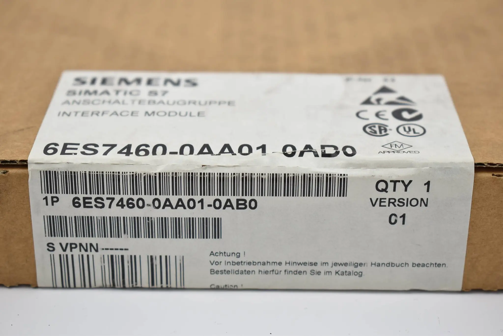 Produktfoto 1 von Siemens Simatic S7 Interface Module 6ES7460-0AA01-0AB0 ( 6ES7 460-0AA01-0AB0 )