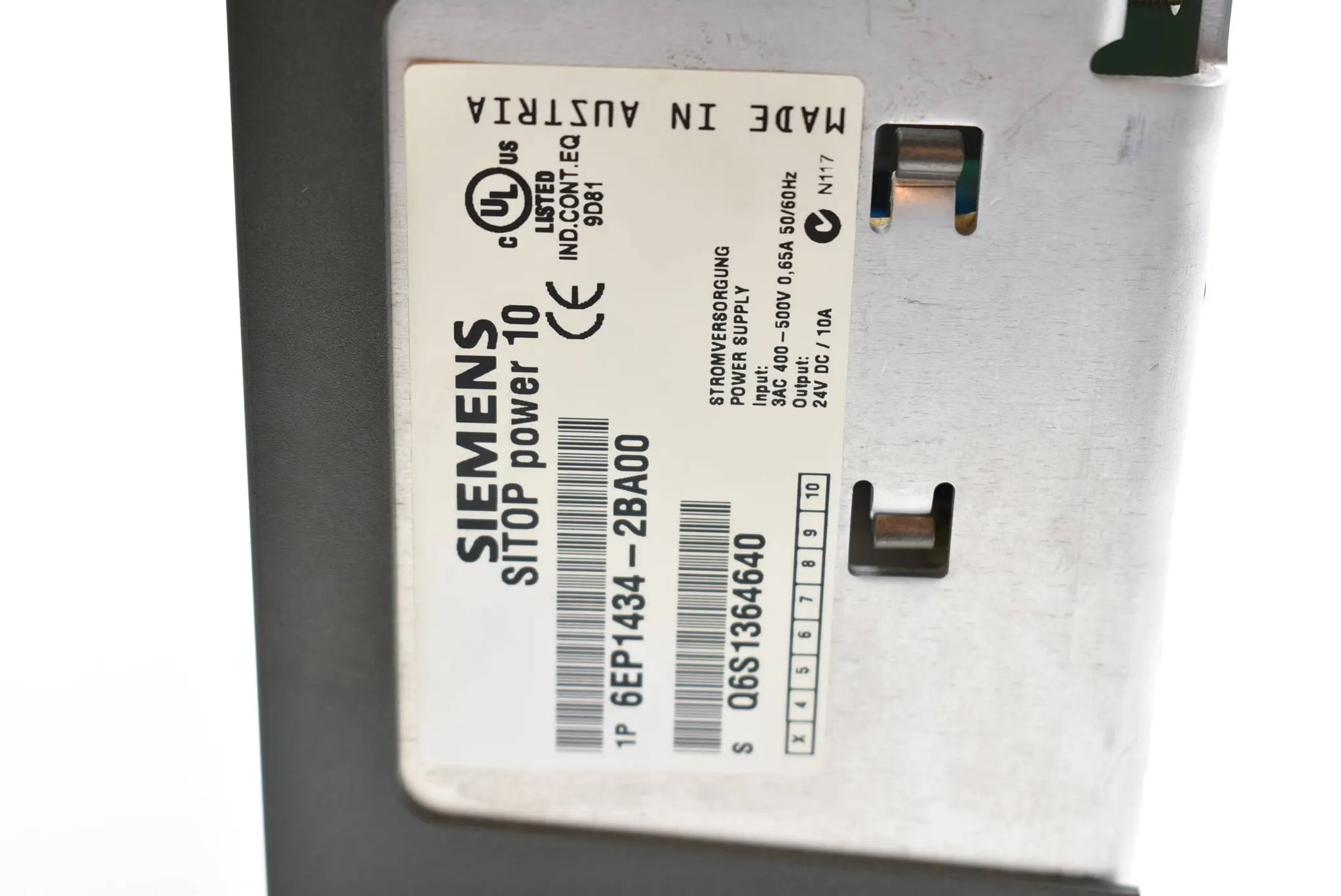Produktfoto 1 von Siemens SITOP Power 10 6EP1434-2BA00 ( 6EP1 434-2BA00 )