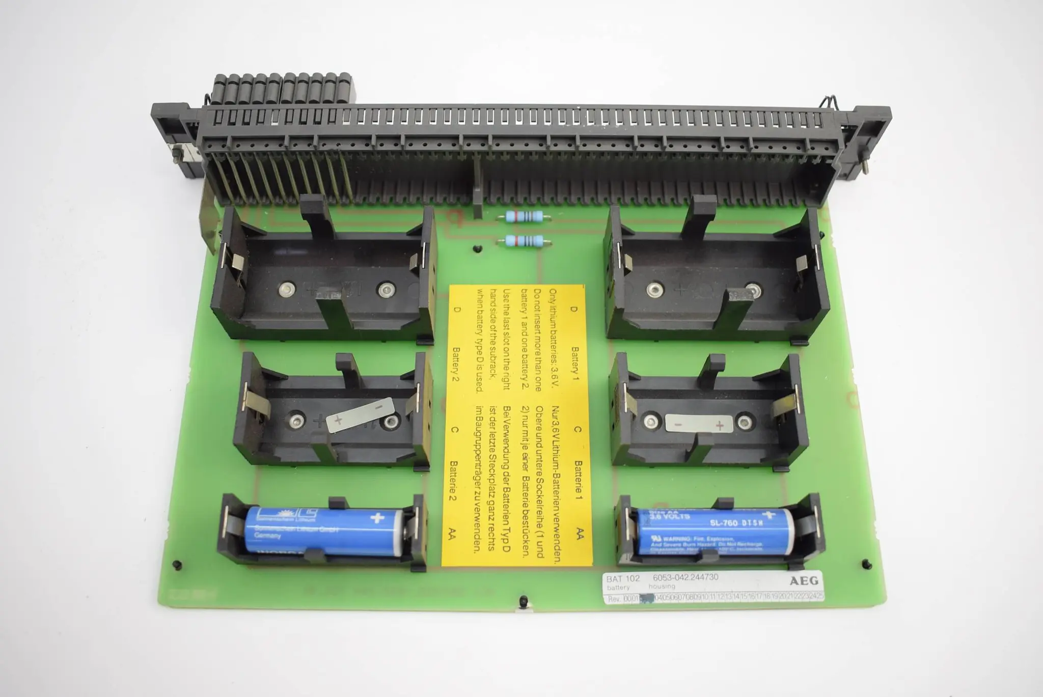 Produktfoto 1 von AEG Modicon BAT 102 244730 battery housing Rev.03
