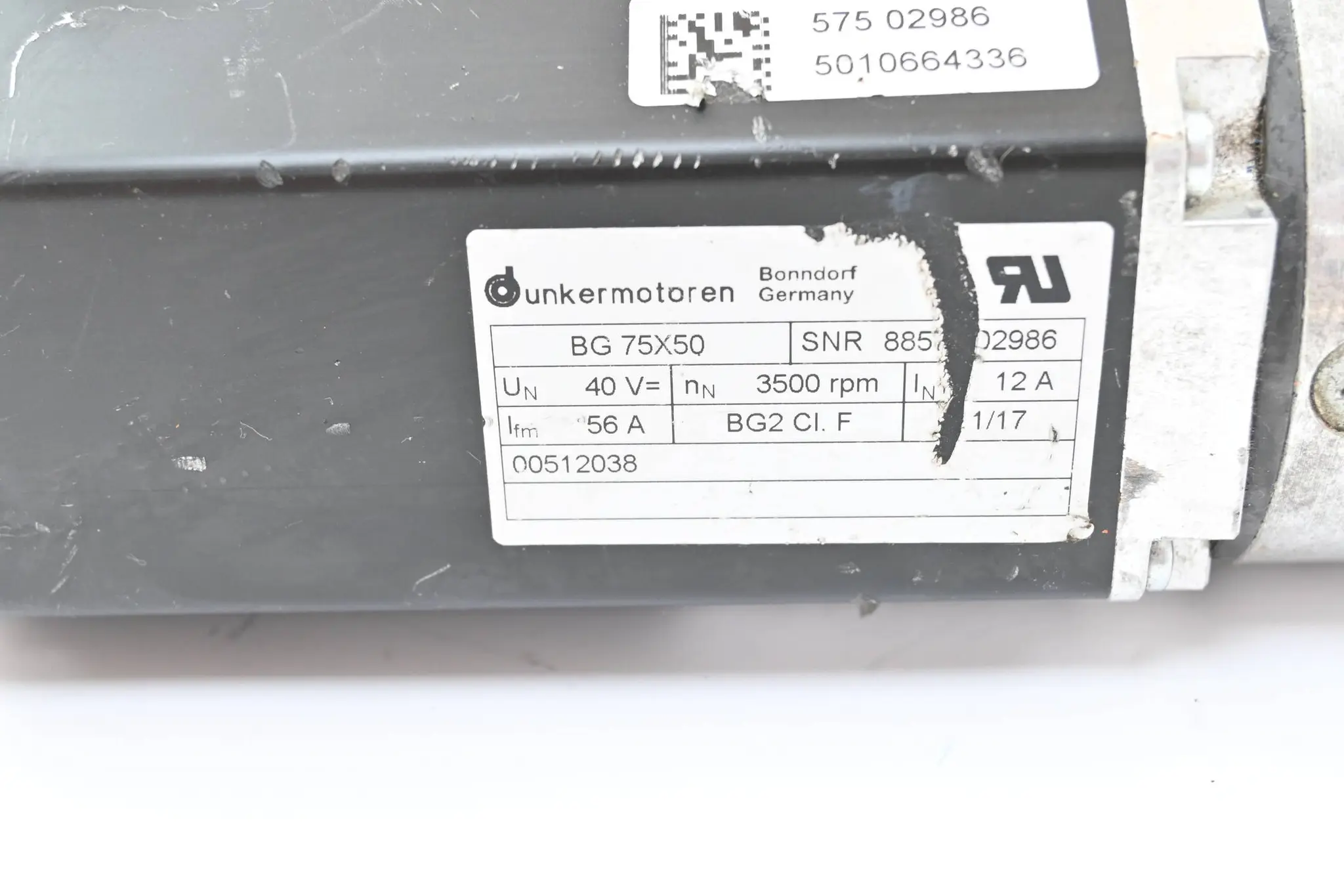 Produktfoto 1 von Dunkermotoren Servomotor BG 75x50 inkl. Getriebe PLG 75HP