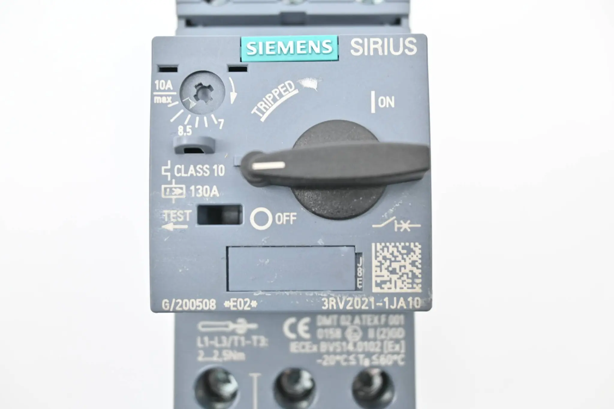 Produktfoto 1 von Siemens Sirius Leitungsschalter 3RV2021-1JA10 ( 3RV2 021-1JA10 )