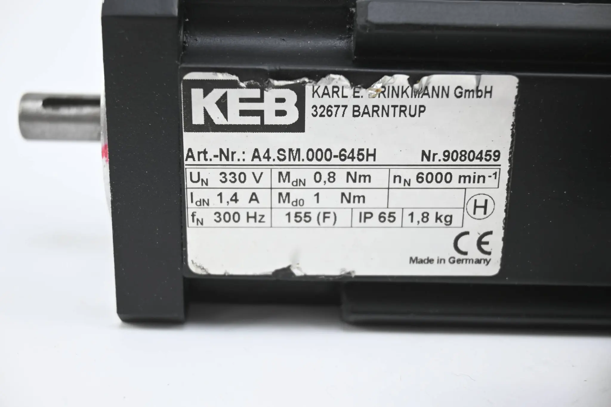 Produktfoto 1 von KEB Servomotor A4.SM.000-645H ( 9080459 )