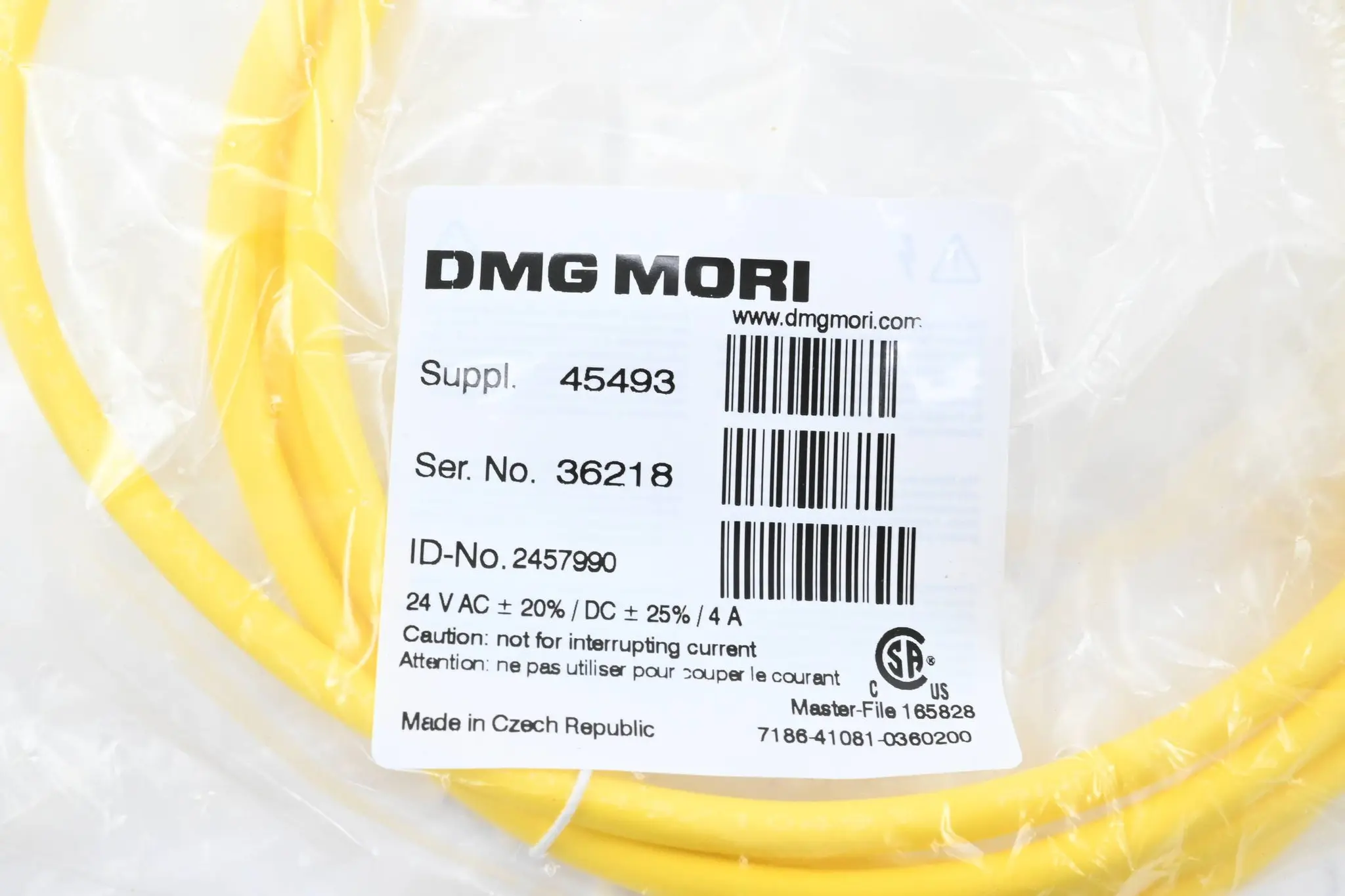 Produktfoto 1 von DMG Mori Kabel 45493 ( 2457990 ) 7186-41081-0360200