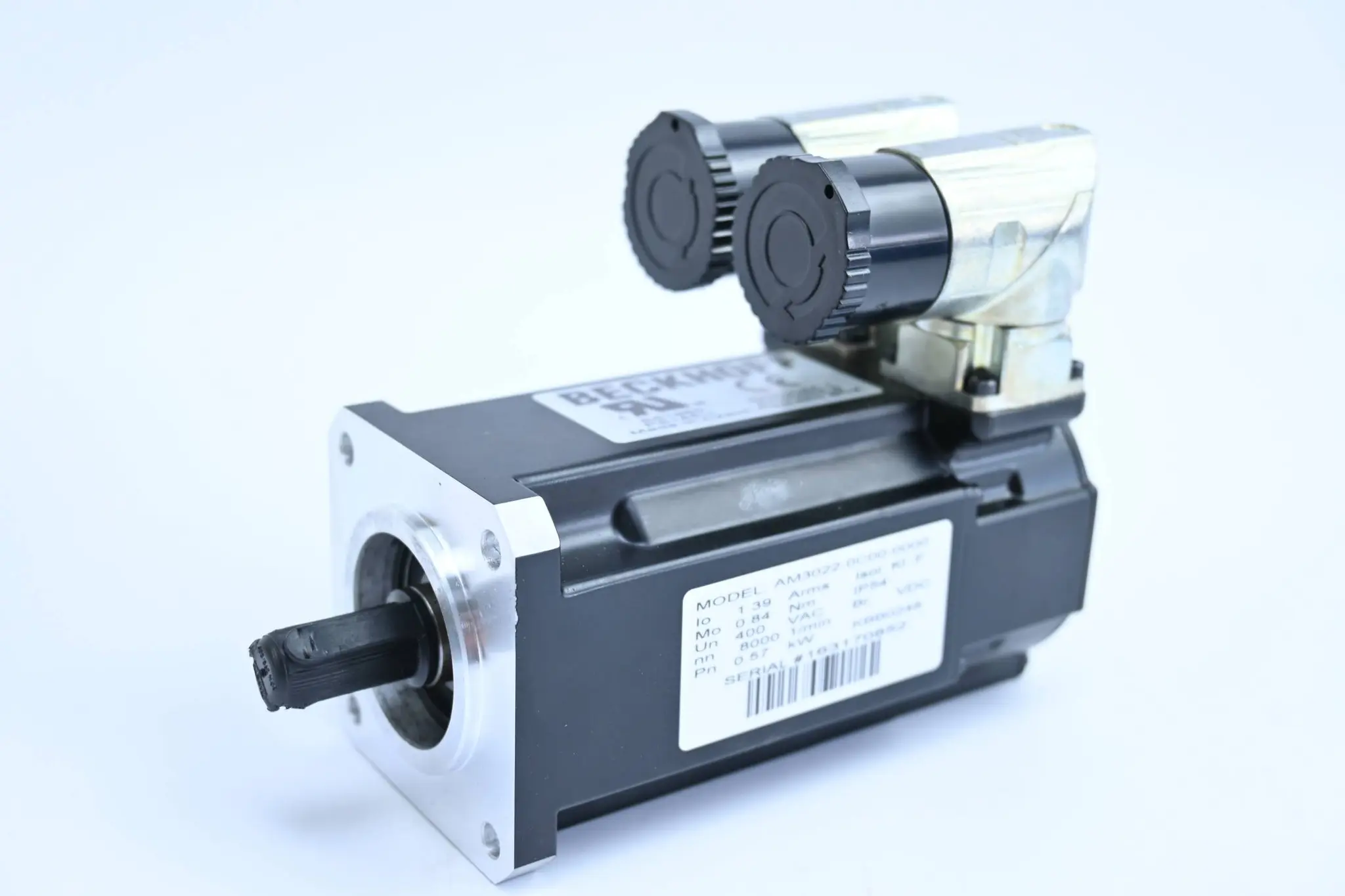 Produktfoto 1 von Beckhoff AC Servomotor AM3022-0C00-0000 ( 0.57kW 400VAC 8000/min )