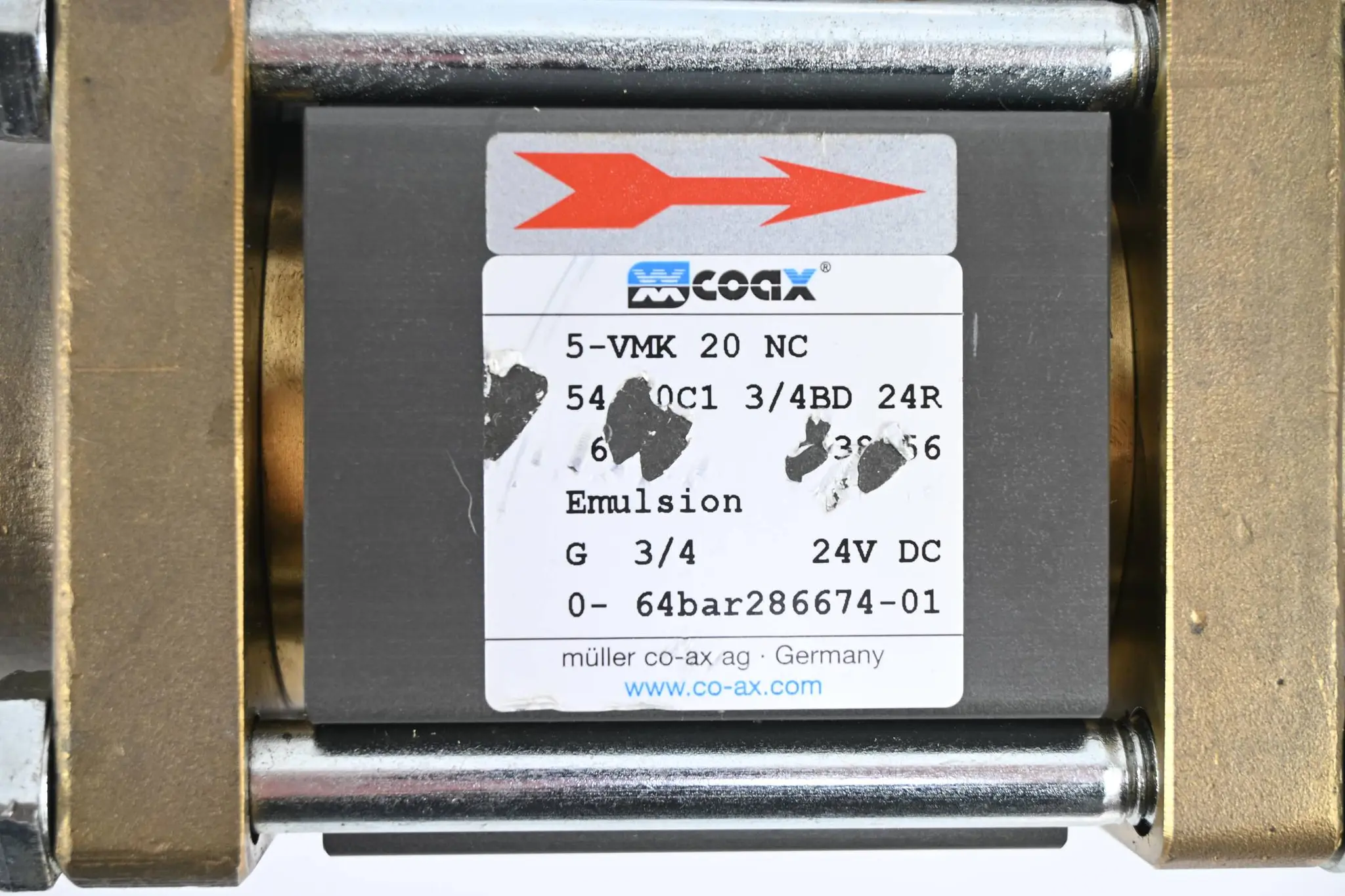 Produktfoto 1 von Coax koaxiales 2/2‑Wege‑Ventil 5-VMK 20 NC ( 5-VMK20NC )
