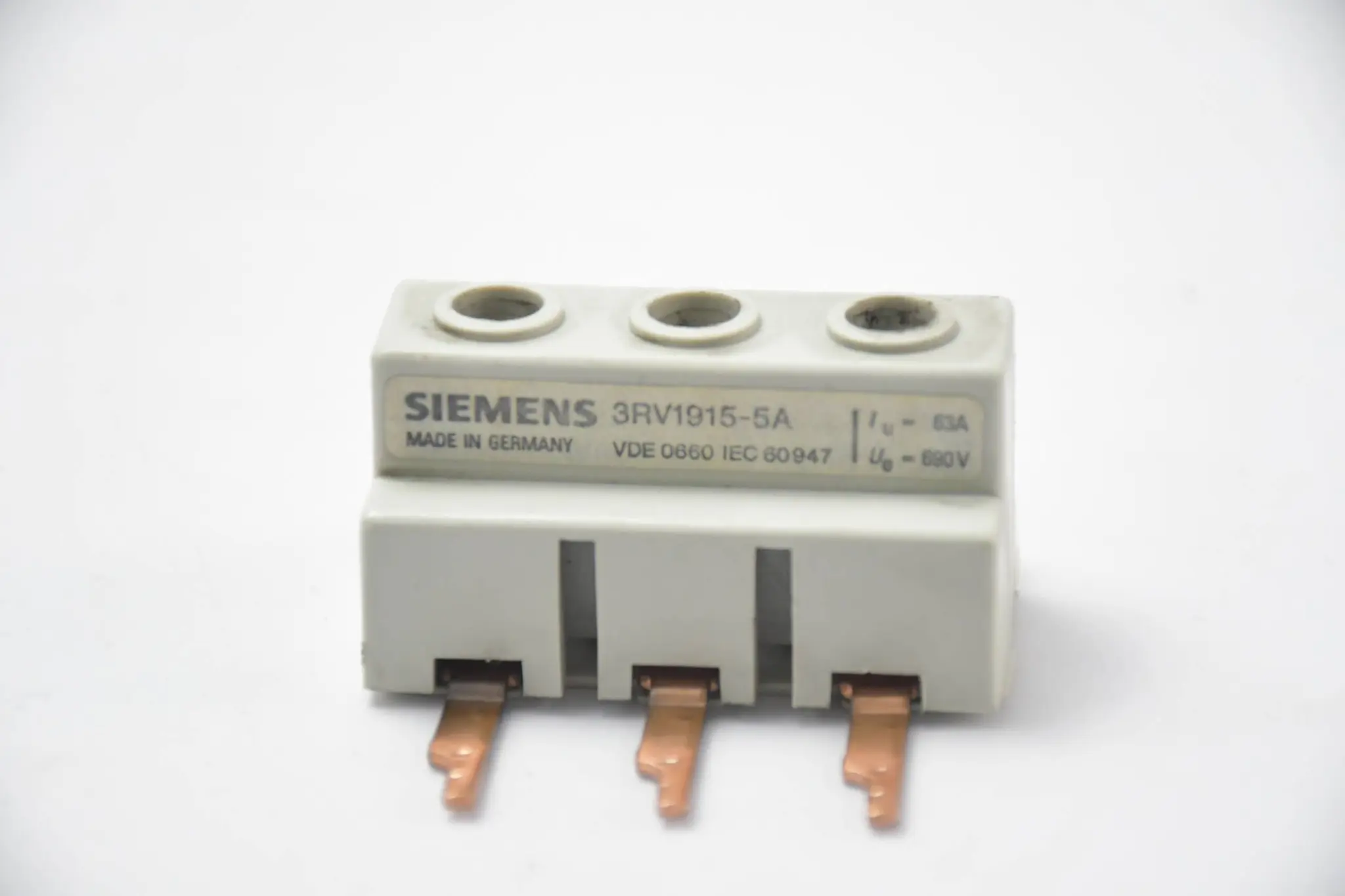 Produktfoto 1 von Siemens 3-Phasen-Einspeiseklemme 3RV1915-5A ( 3RV1 915-5A )