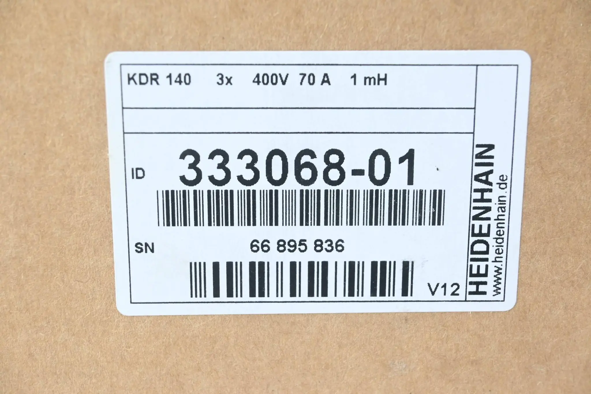 Produktfoto 1 von Heidenhain Kommutierungsdrossel KDR 140 ( 333068-01 ) Ver. V12