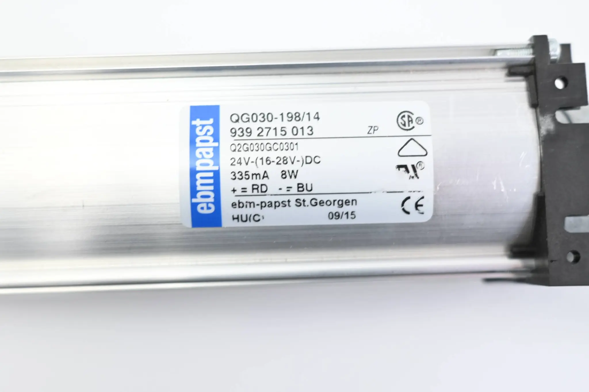 Produktfoto 1 von Ebmpapst Radialgebläse QG030-198/14 ( 9392715013 )