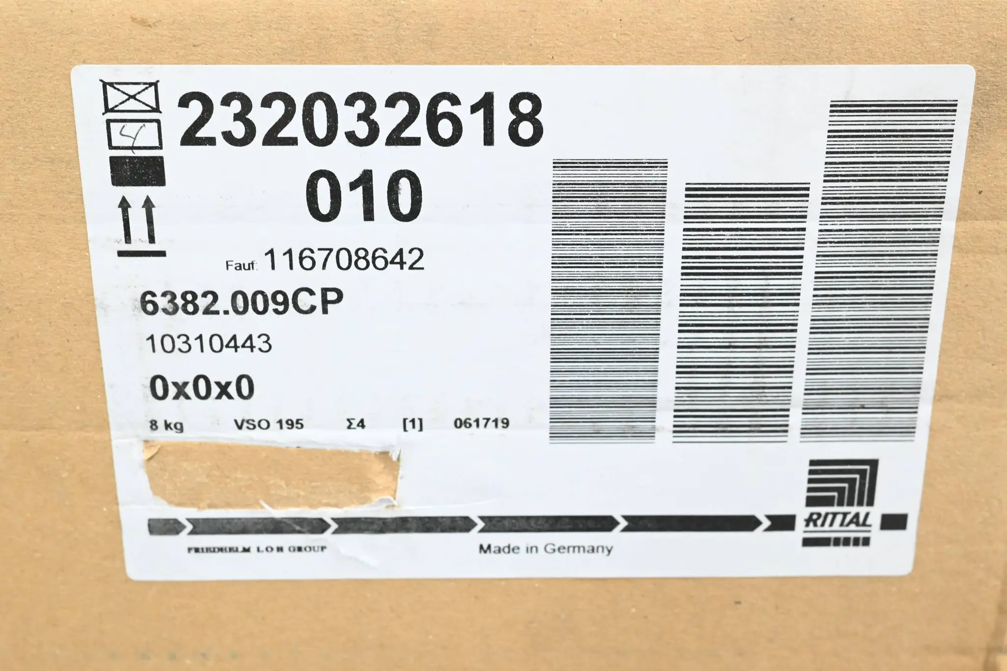 Produktfoto 1 von Rittal Optipanel Bedienghäuse 6382.009CP
