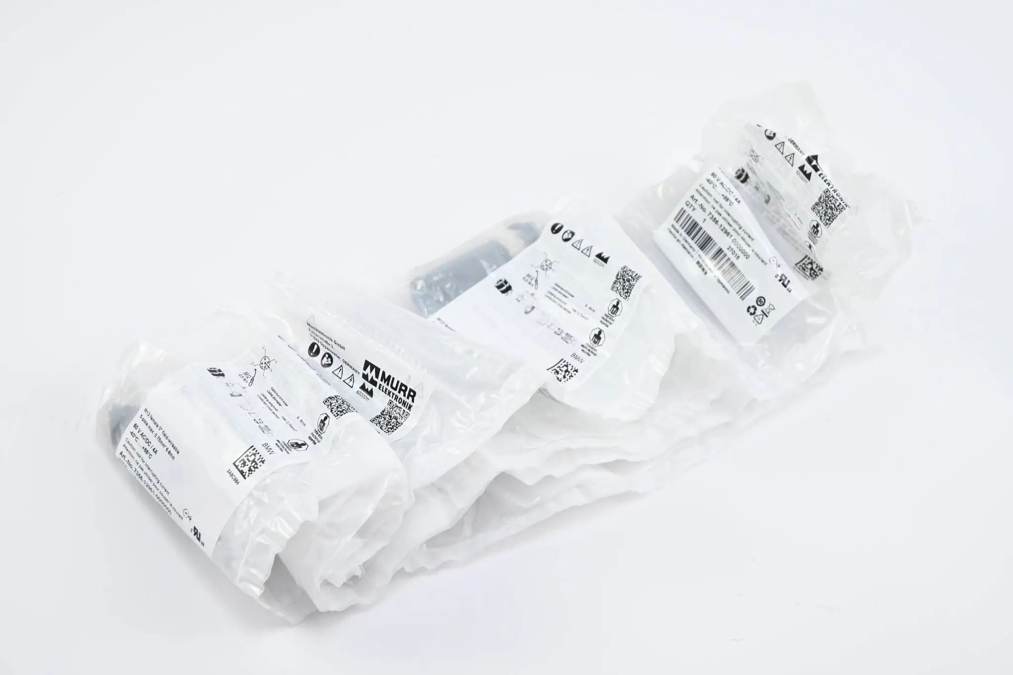 Produktfoto 1 von Murr Elektronik 10 Stück M12-Steckverbinder ( 7356-12961-0000000 )