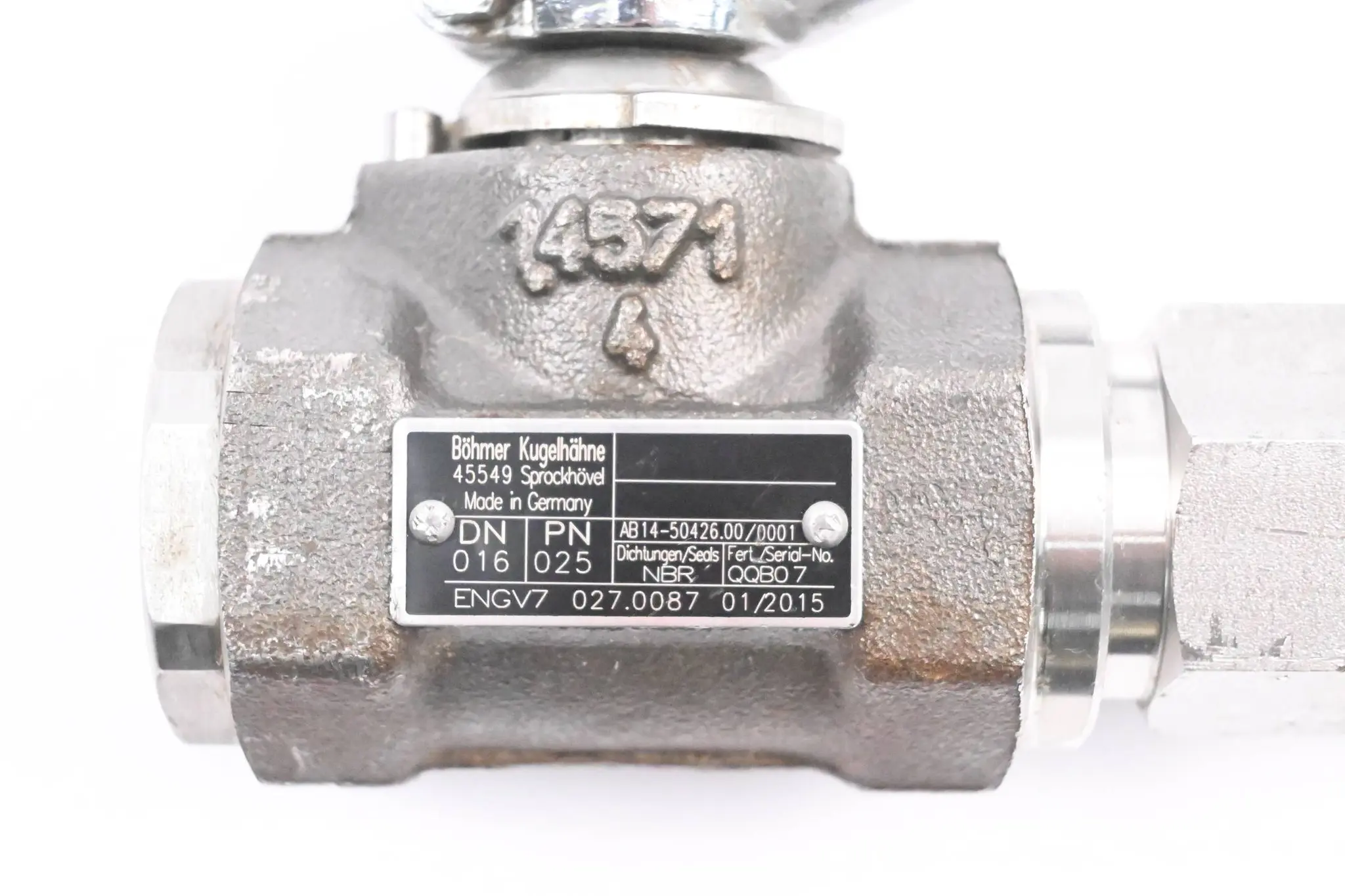 Produktfoto 1 von CS Instruments Durchflusssensor VA550 ( 06950550 ) inkl. Böhmer Kugelhahn