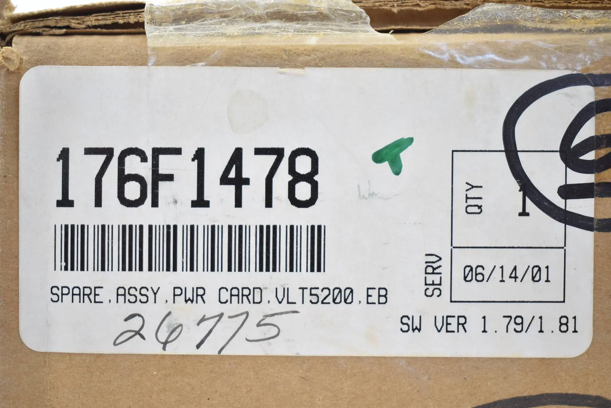 Produktfoto 1 von Danfoss Leistungskarte für VLT5200 500V Bremse 176F1478