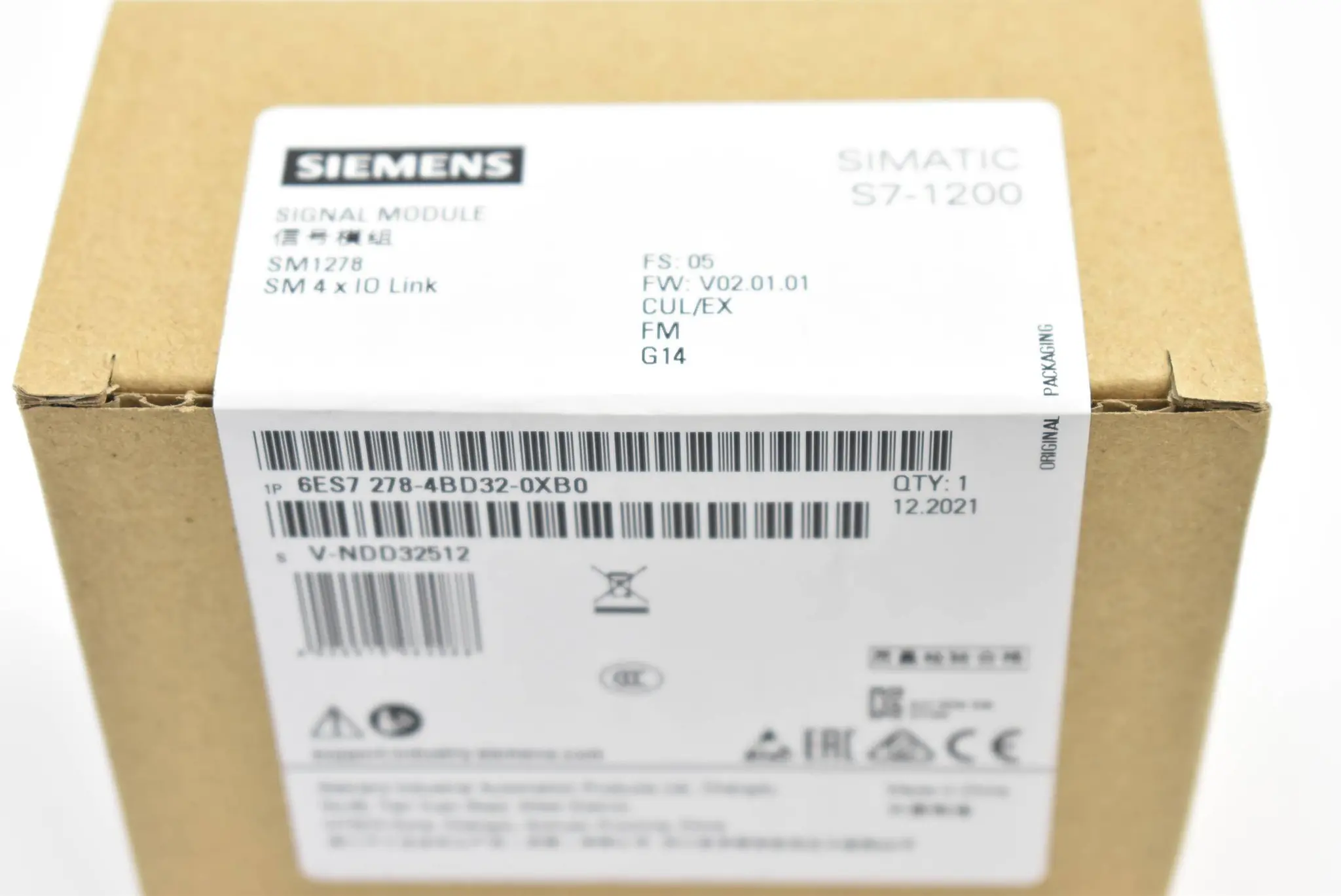 Produktfoto 1 von Siemens Simatic S7-1200 SM 1278 6ES7 278-4BD32-0XB0 ( 6ES7278-4BD32-0XB0 ) E5