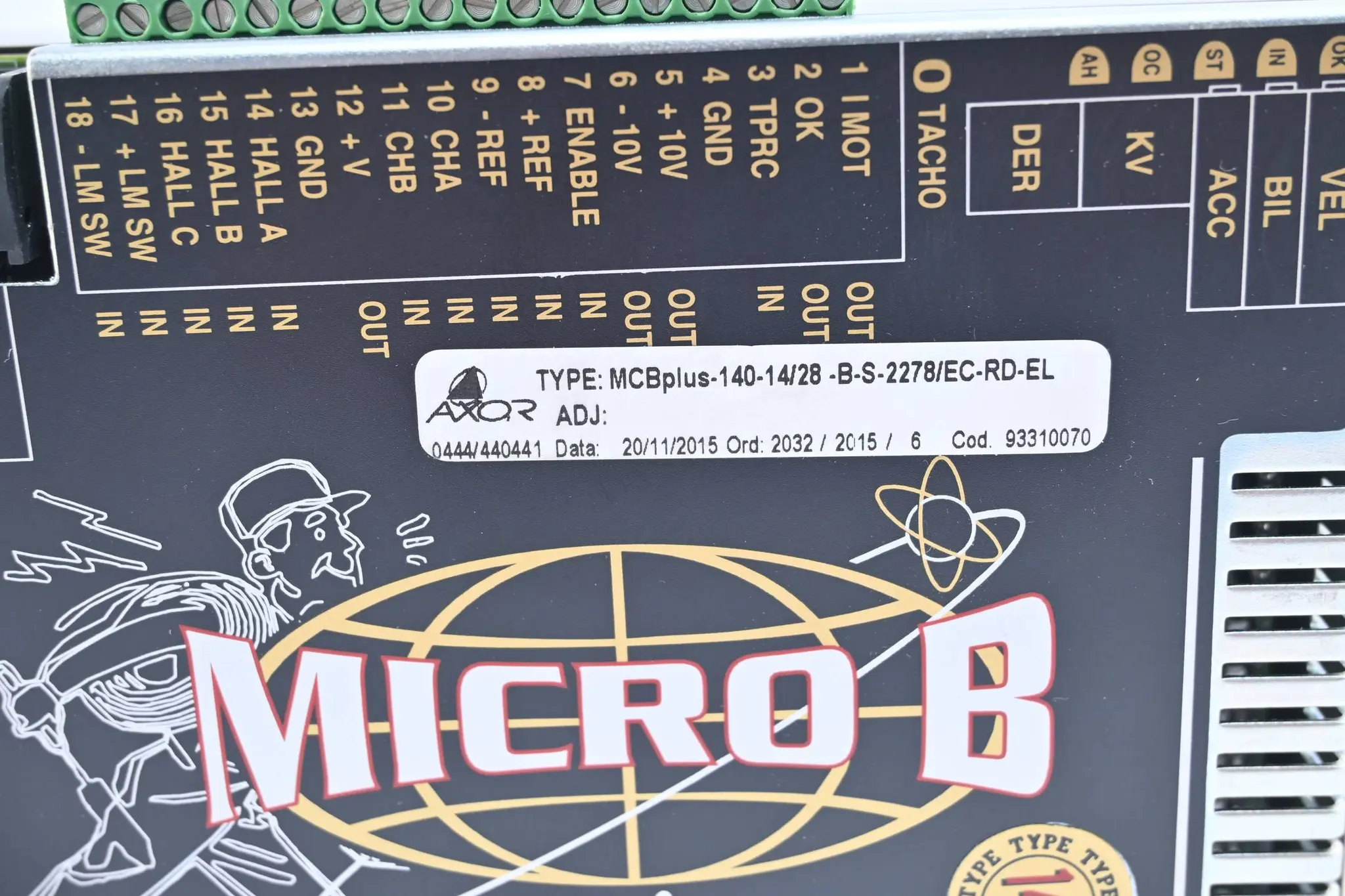 Produktfoto 1 von Axor Brushless Motor Servo Amplifier MCBplus-140-14/28-B-S-2278/EC-RD-EL