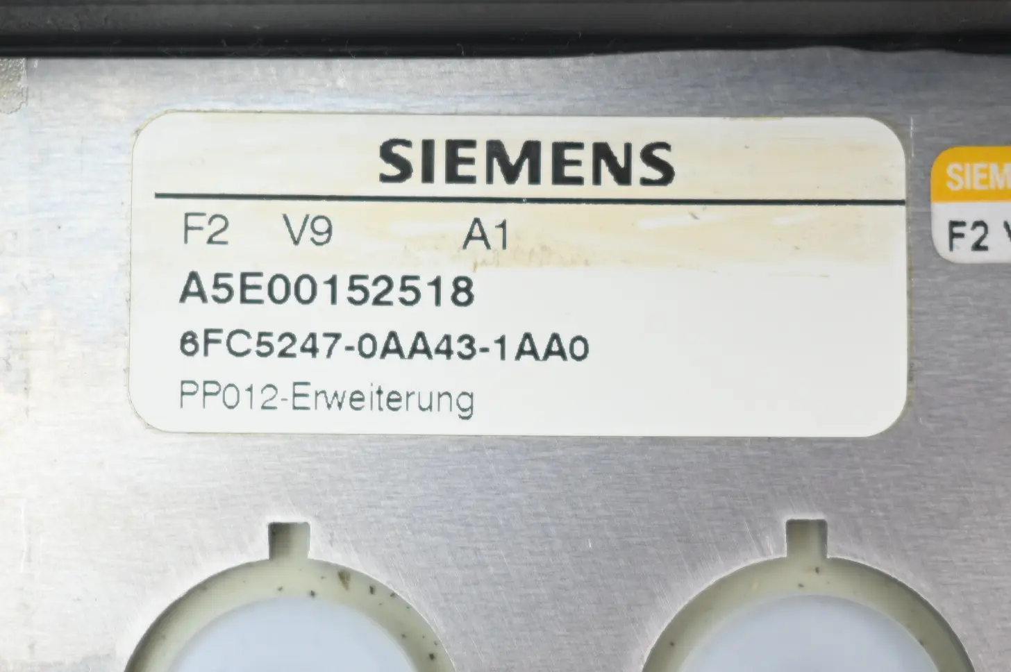 Produktfoto 1 von Siemens Sinumerik Bedienblende BB012 6FC5247-0AA43-1AA0 ( 6FC5 247-0AA43-1AA0 )