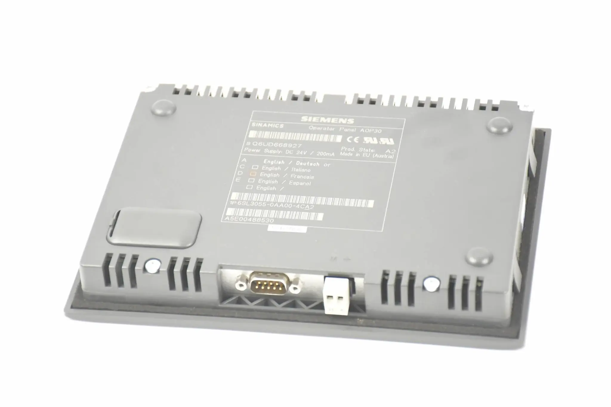 Produktfoto 1 von Siemens sinamics operator panel AOP30 6SL3055-0AA00-4CA2 ( 6SL3 055-0AA00-4CA2 )