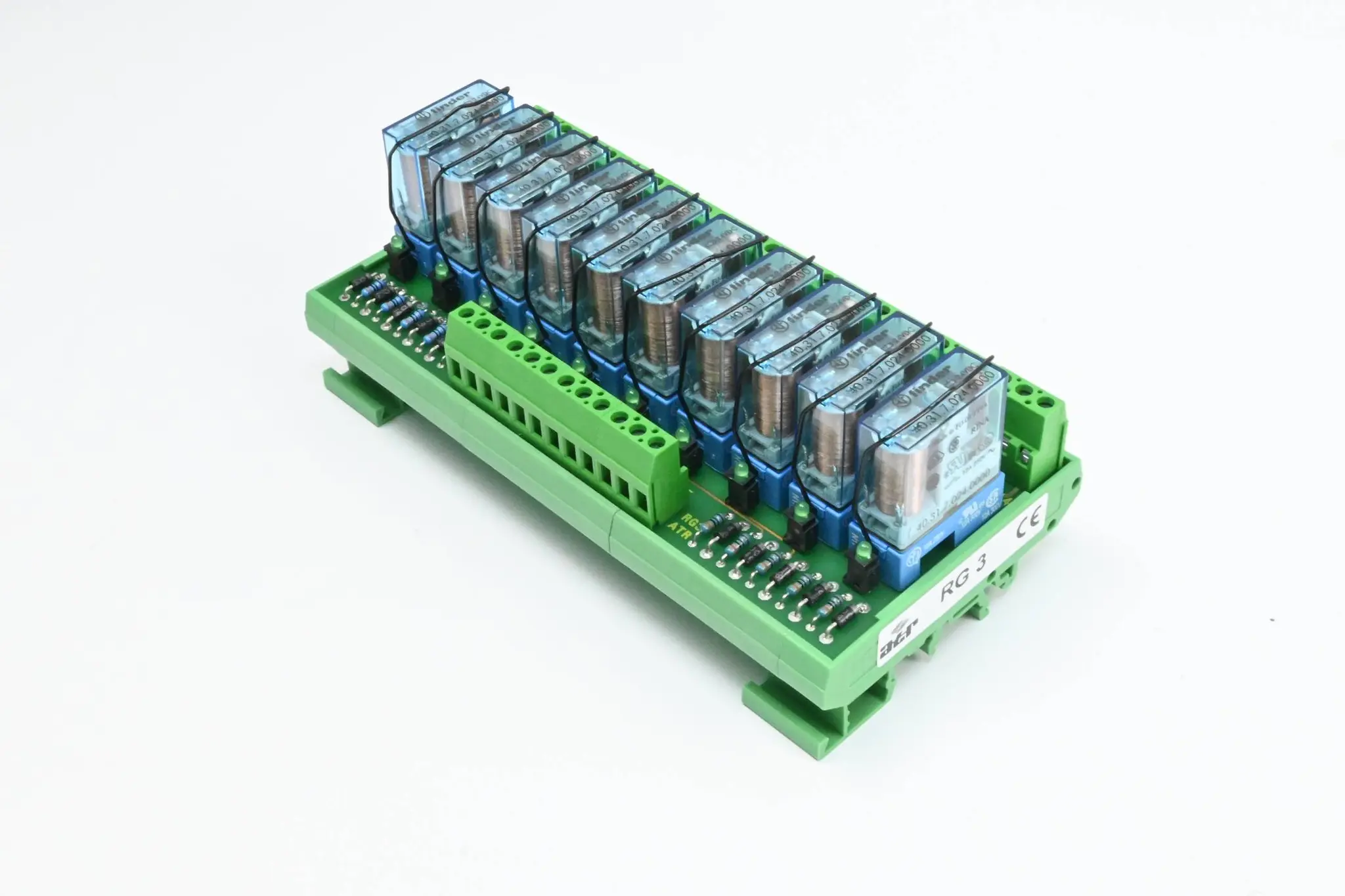 Produktfoto 1 von ATR 10-Fach Relaismodul RG3