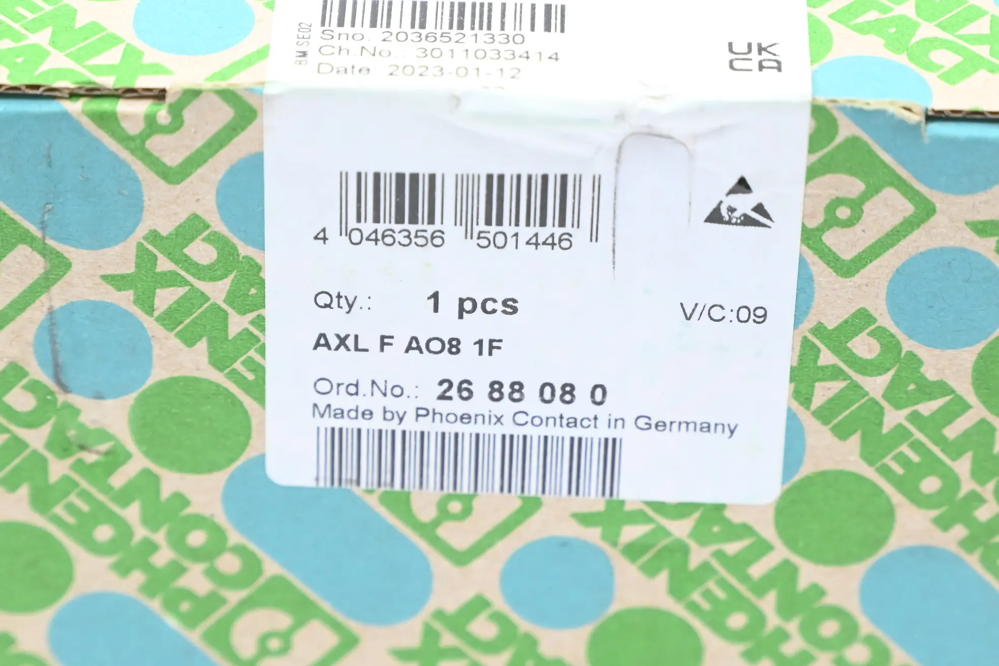 Produktfoto 1 von Phoenix Contact Analogmodul AXL F AO8 1F ( 2688080 )