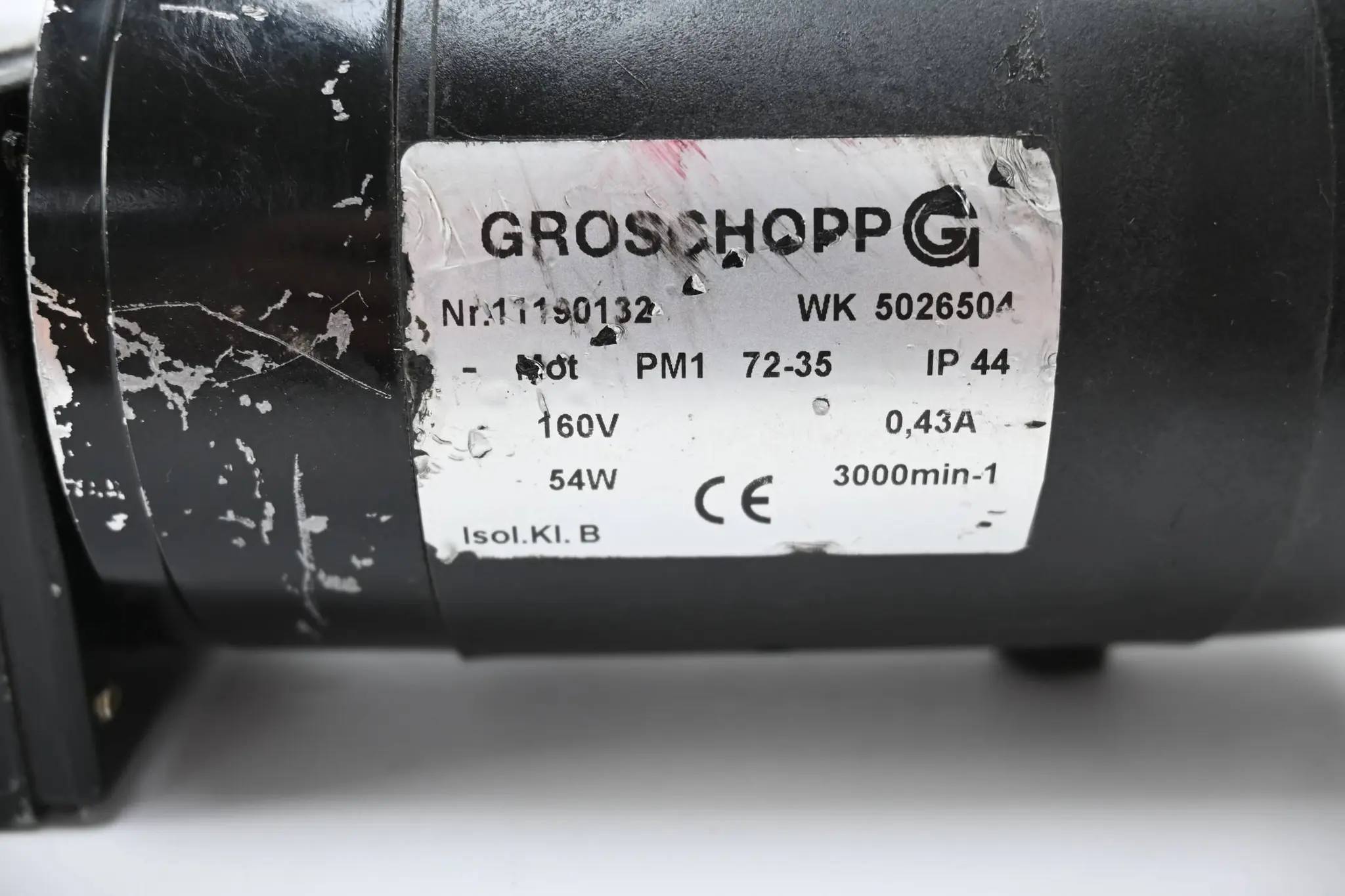 Produktfoto 1 von Groschopp Motor PM1 72-35 inkl. Getriebe SG 80