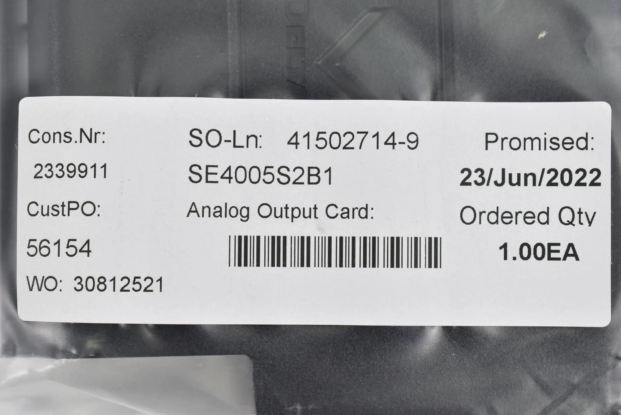 Produktfoto 1 von Emerson DeltaV Analog Output Card SE4005S2B1