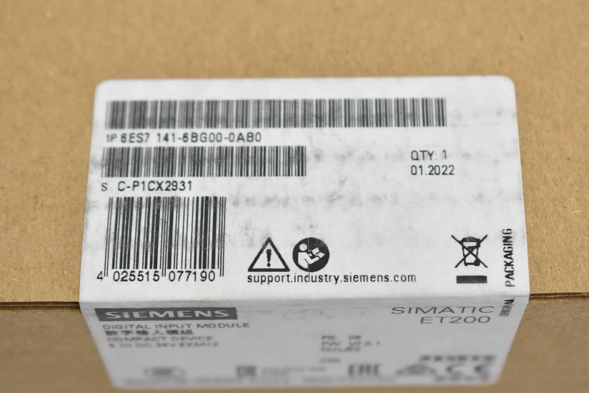 Produktfoto 1 von Siemens simatic DP ET 200ECO PN 6ES7 141-6BG00-0AB0 ( 6ES7141-6BG00-0AB0 )