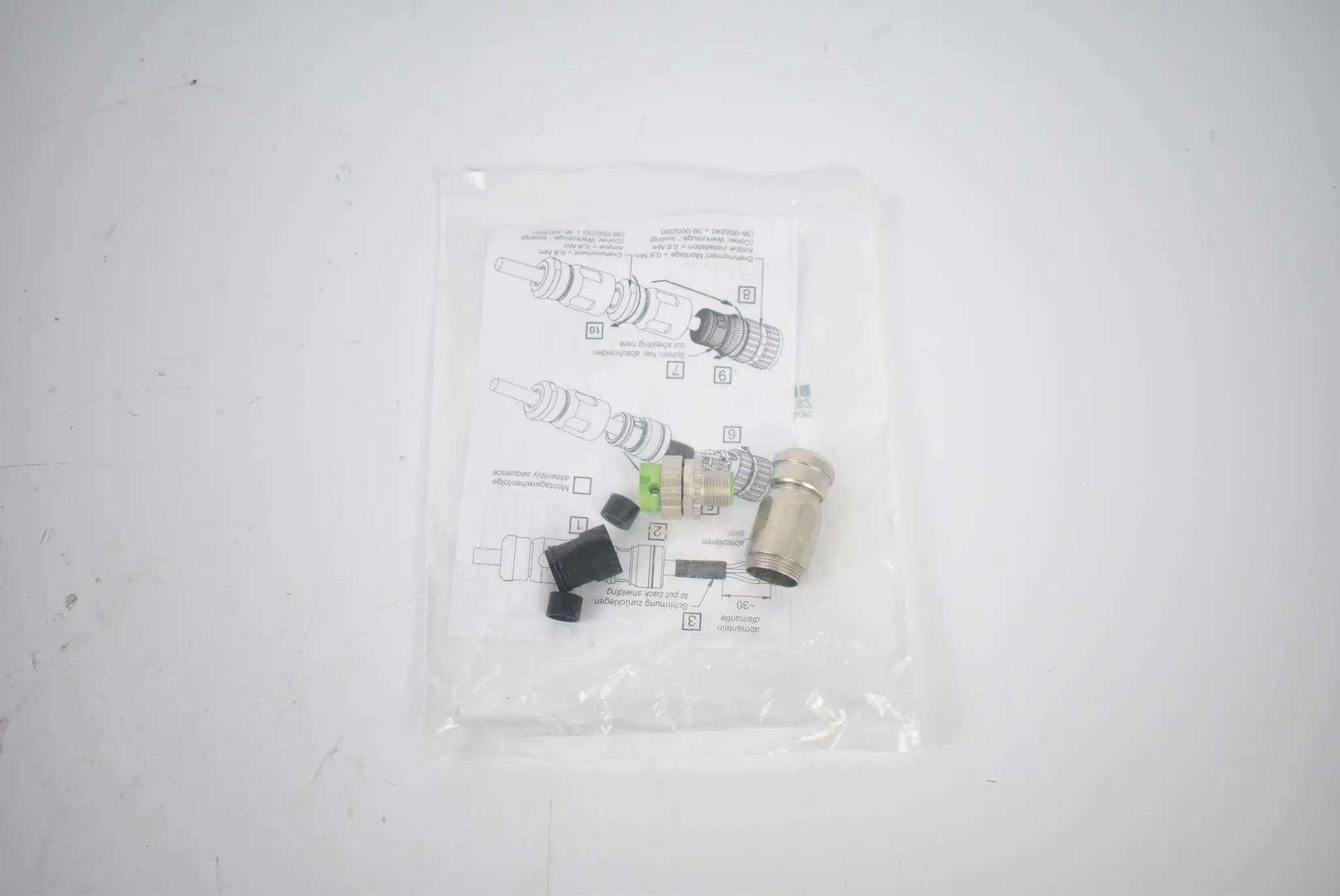 Produktfoto 1 von Beckhoff M12-Stecker feldkonfektionierbar IP67 geschirmt ZS1090-0004