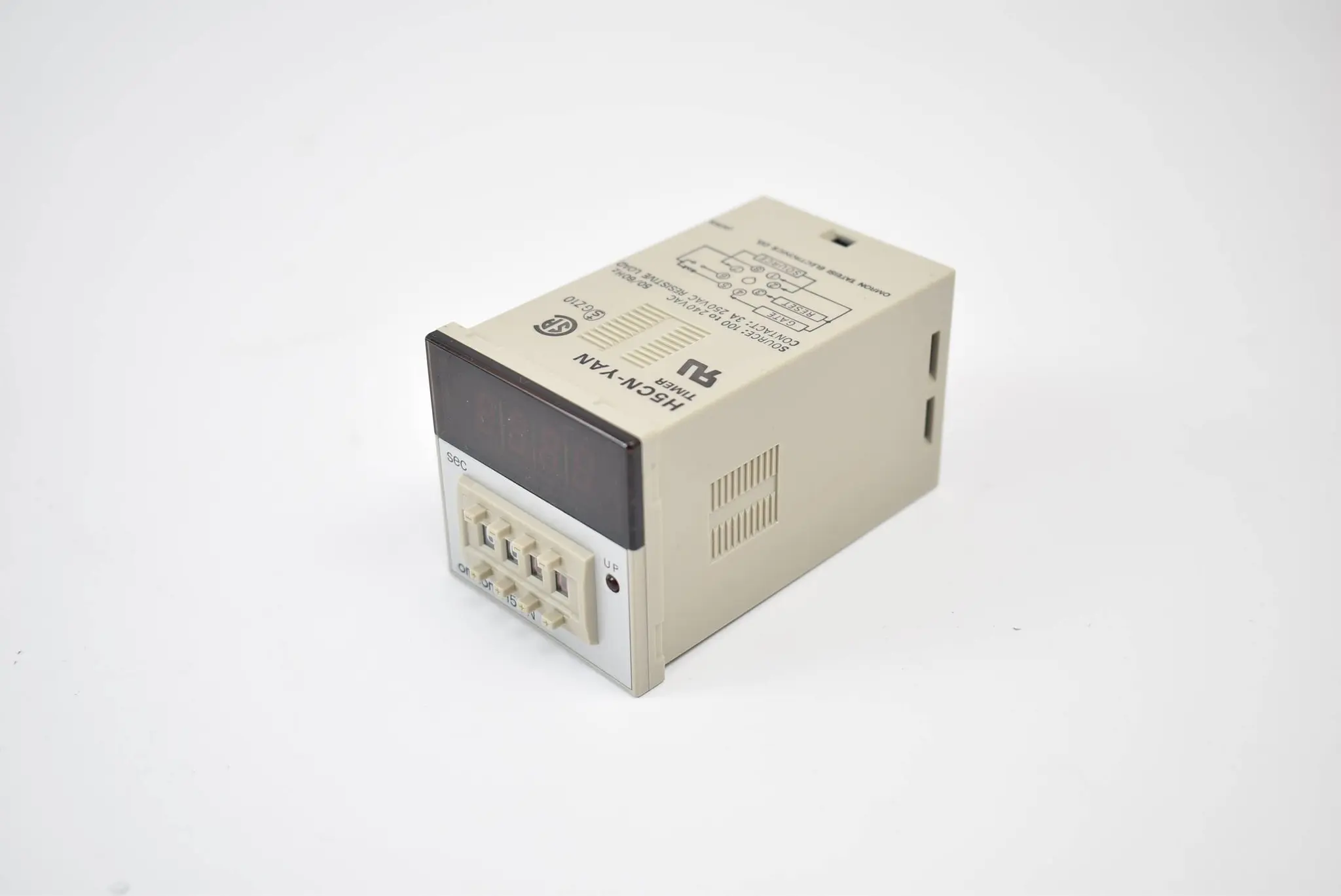 Produktfoto 1 von Omron Timer H5CN-YAN 99.99S 100 to 240 VAC