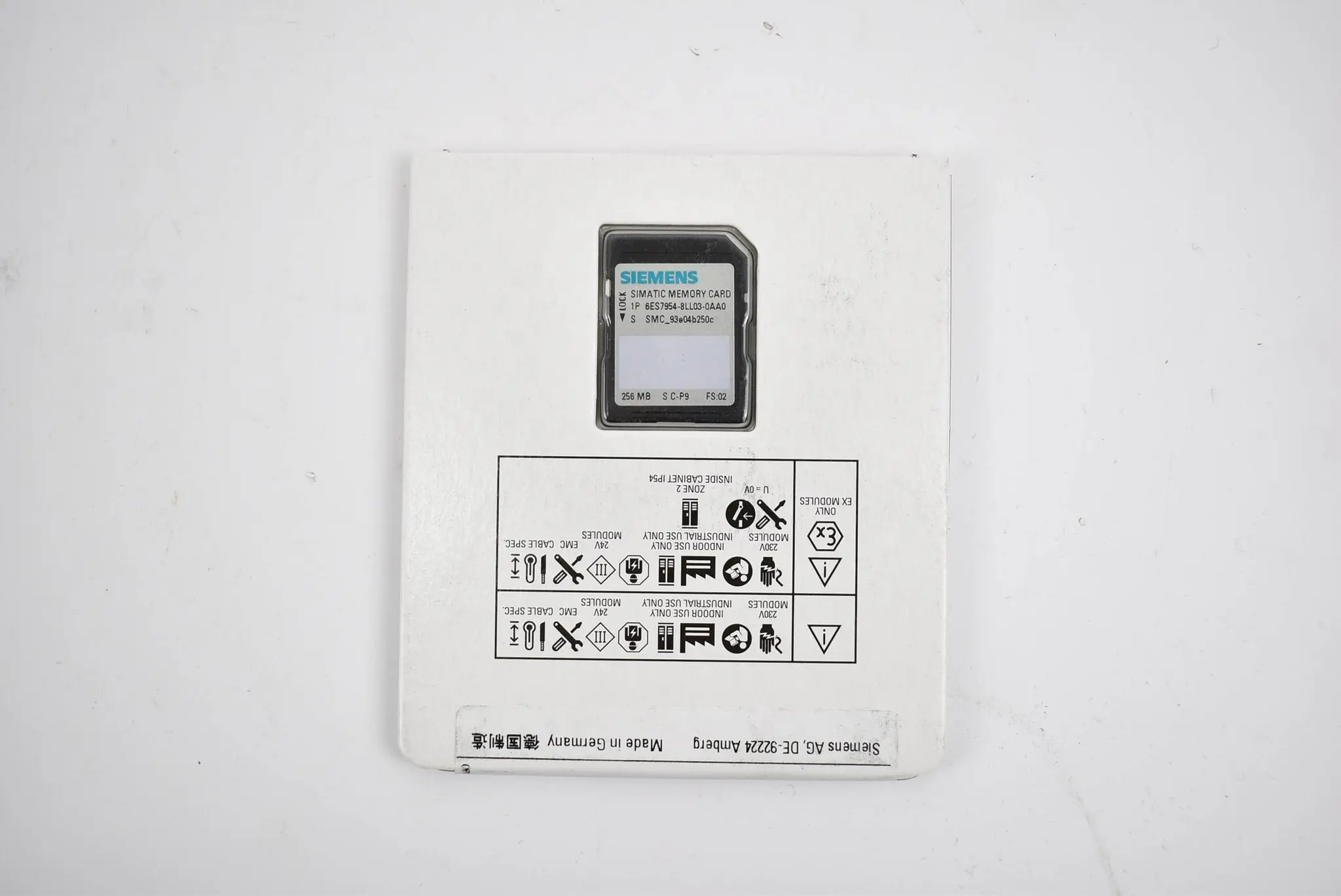 Produktfoto 1 von Siemens simatic S7 MC 256MB 6ES7 954-8LL03-0AA0 ( 6ES7954-8LL03-0AA0 )