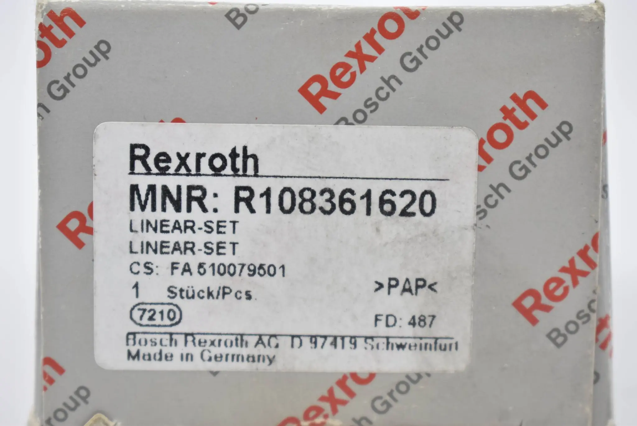 Produktfoto 1 von Bosch Rexroth Linear-Kugellager R108361620
