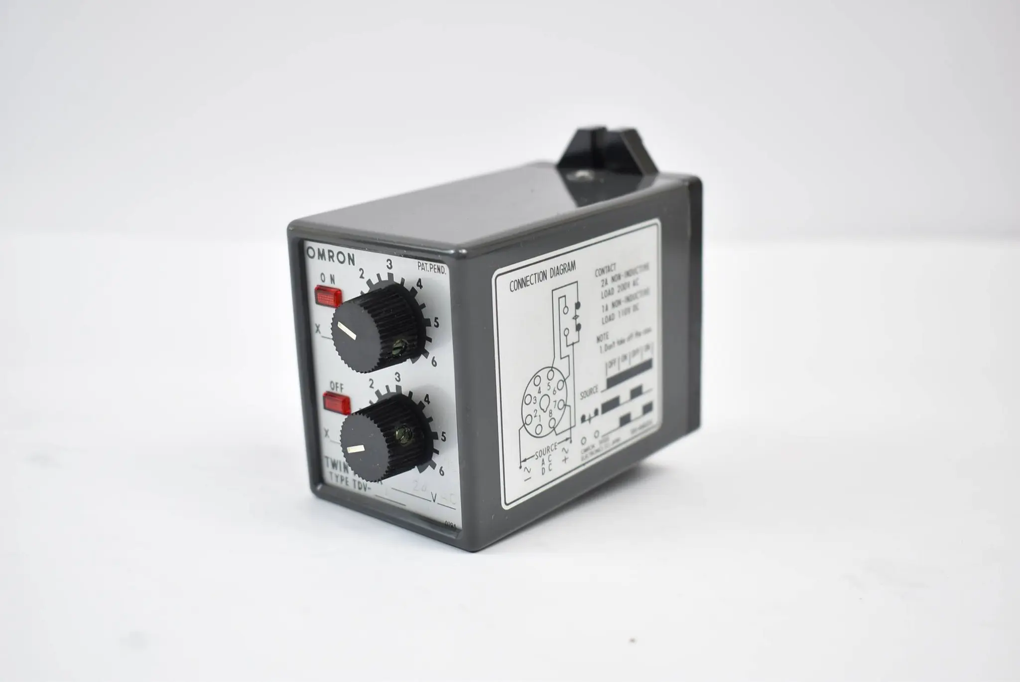 Produktfoto 1 von Omron Twin Timer TDV-1 on 6s off 6s 24VAC