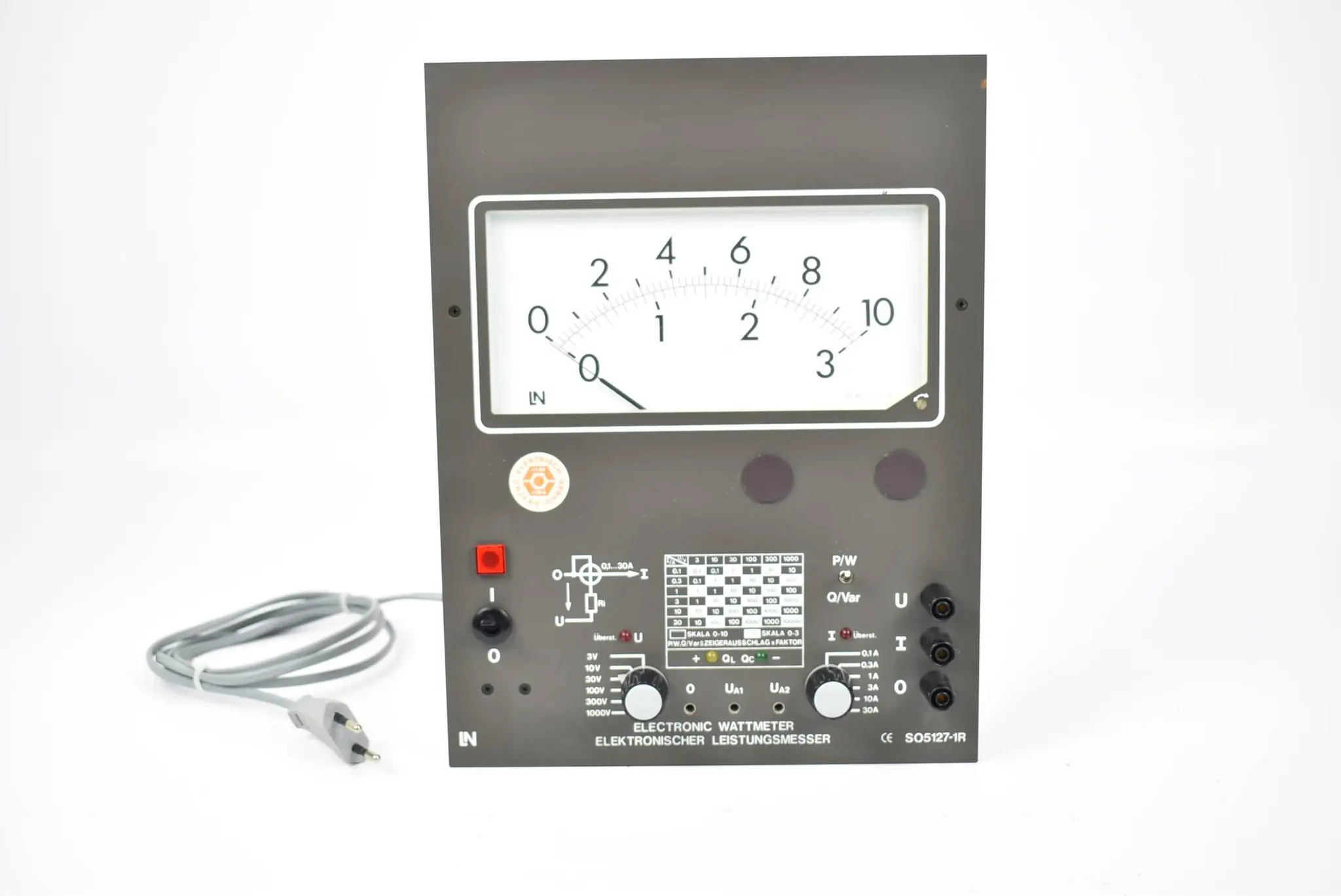 Produktfoto 1 von LN elektronischer Leistungsmesser 3-1000 V 0,1-30 A SO5127-1R