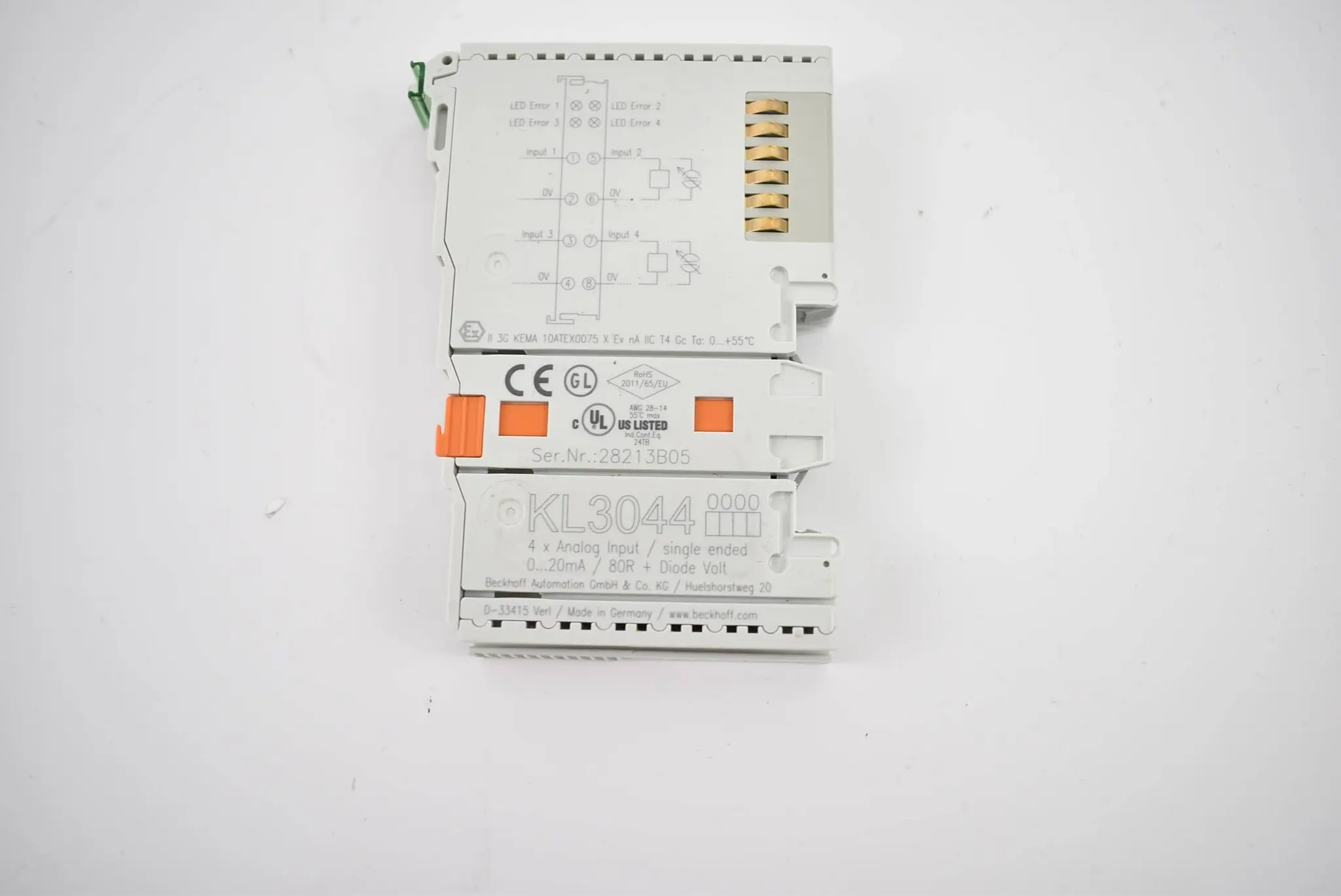 Beckhoff 4x Analog Input KL3044