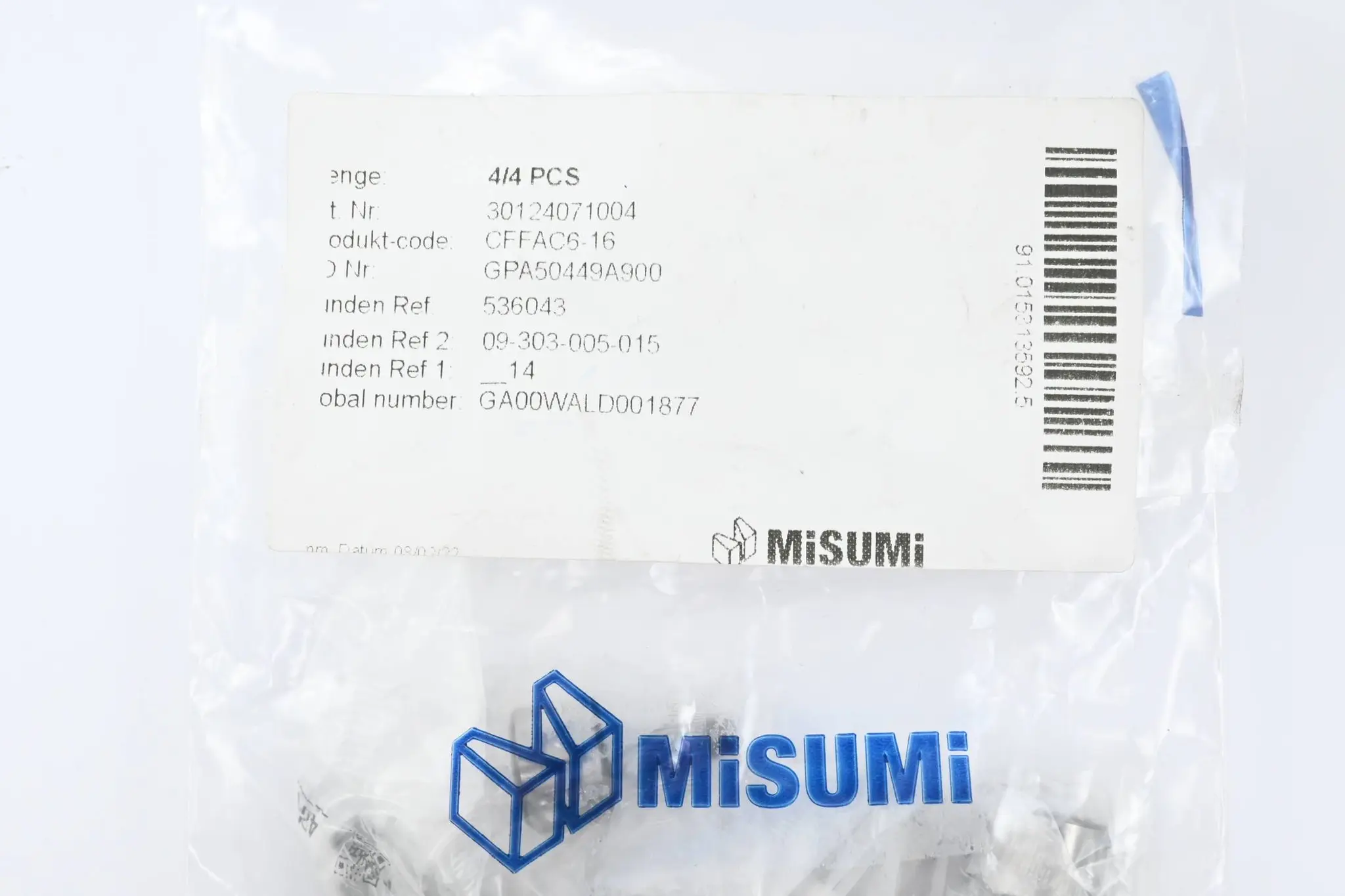 Produktfoto 1 von Misumi Kurvenrolle 16mm CFFAC6-16 ( 30124071004 ) 4 STÜCK