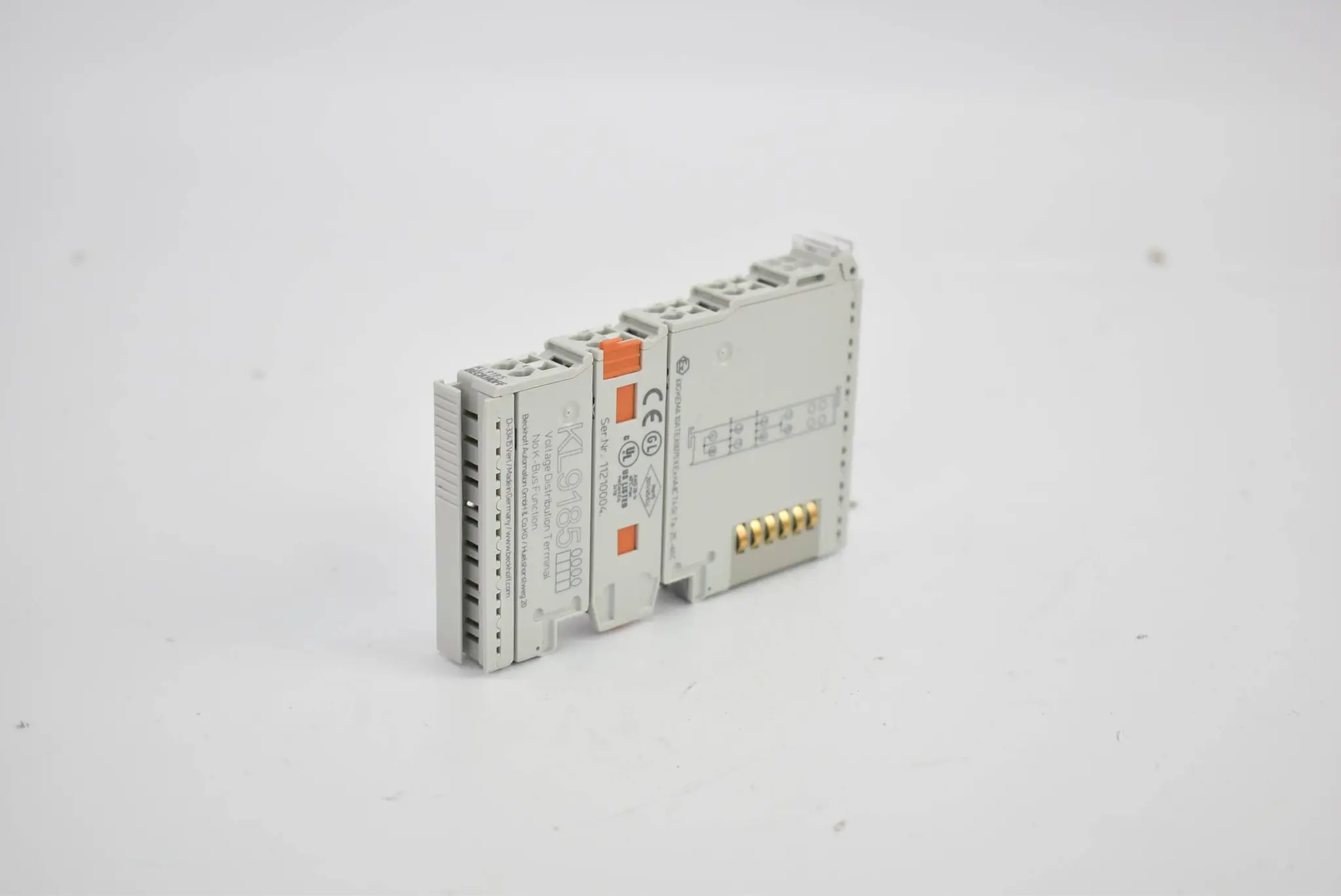 Produktfoto 1 von Beckhoff Potenzialverbindungsklemme 230 V KL9185