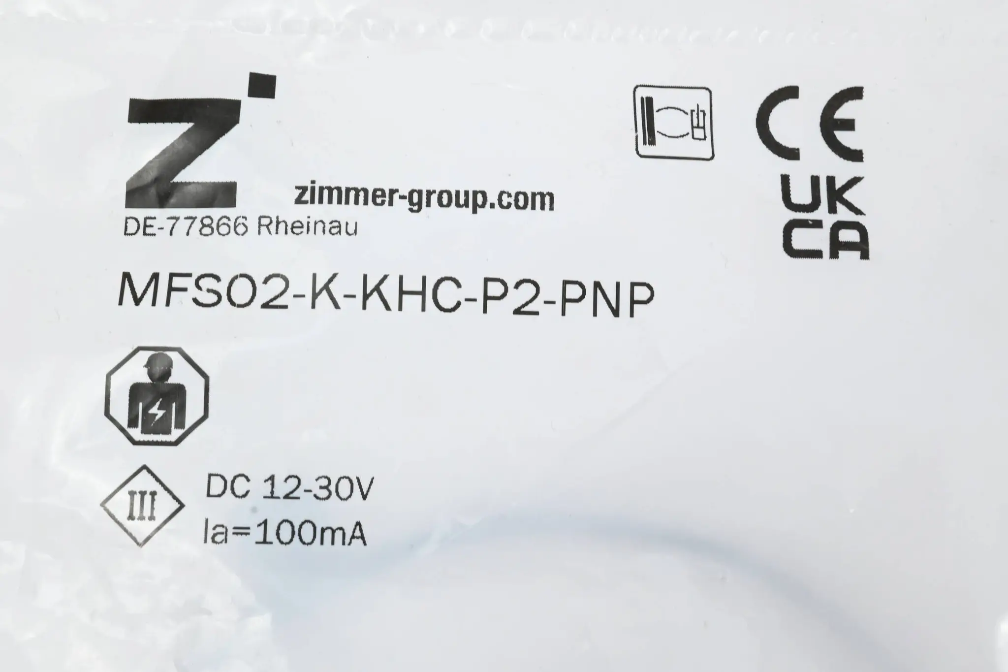 Produktfoto 1 von Zimmer Group Magnetfeldsensor MFS02-K-KHC-P2-PNP