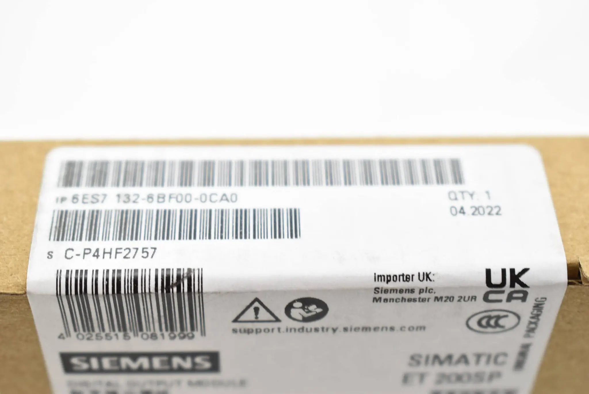 Produktfoto 1 von Siemens simatic ET 200SP 6ES7 132-6BF00-0CA0 ( 6ES7132-6BF00-0CA0 ) E.8
