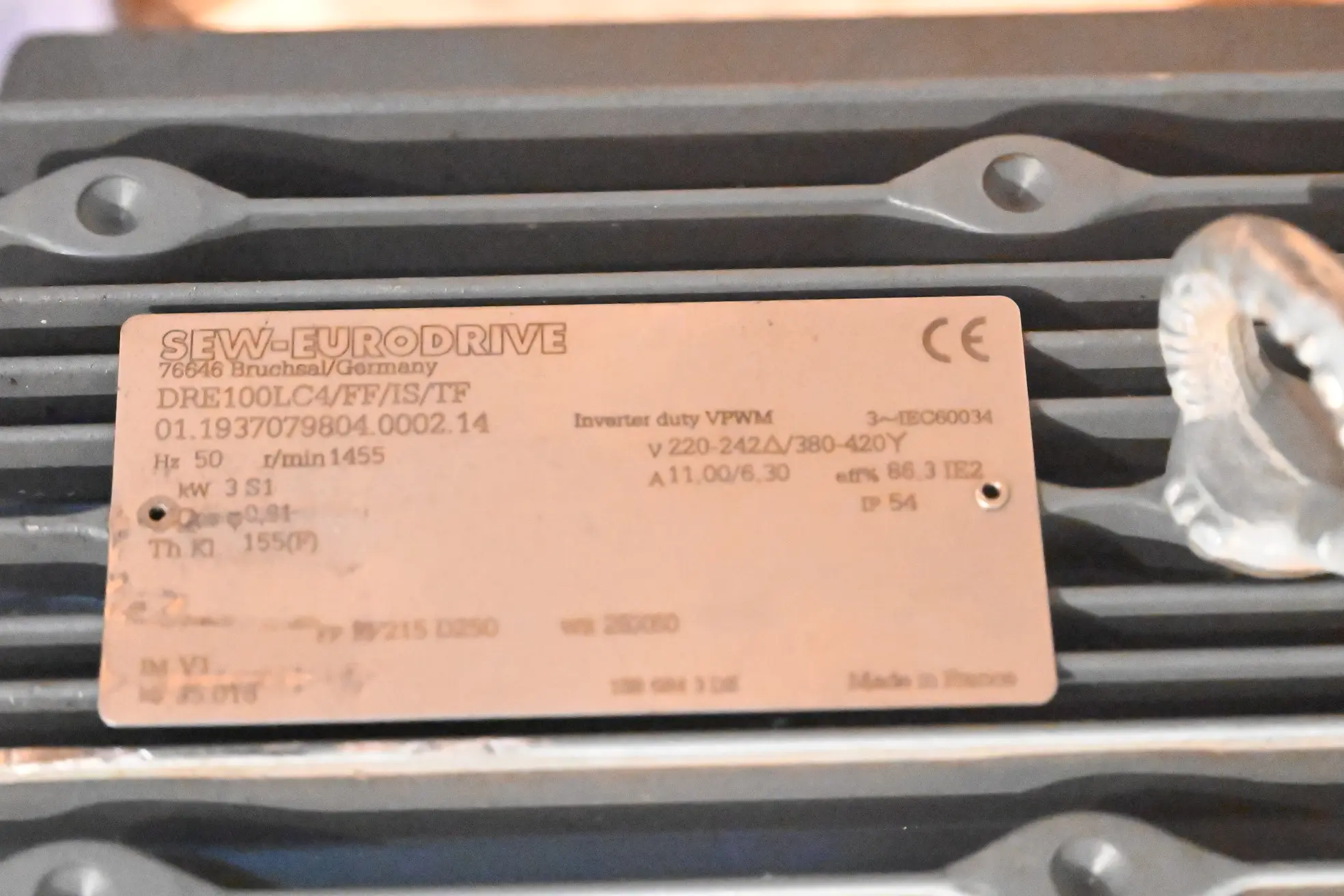 Produktfoto 1 von KSB Pumpe ETACHROM BC 050-250/304 C11 inkl. SEW DRE100LC4/FF/IS/TF