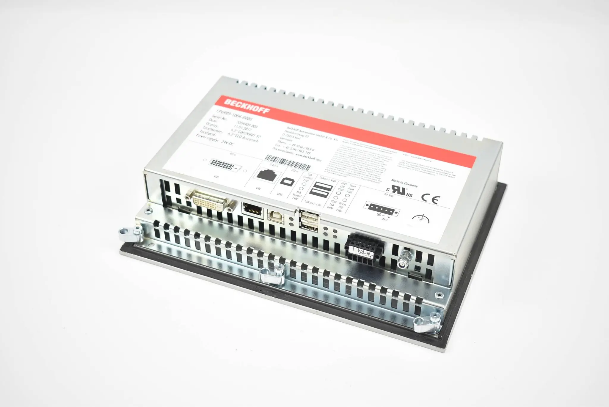 Produktfoto 1 von Beckhoff Einbau-Control-Panel CP6909-1004-0000 mit Scheugenpflug Front