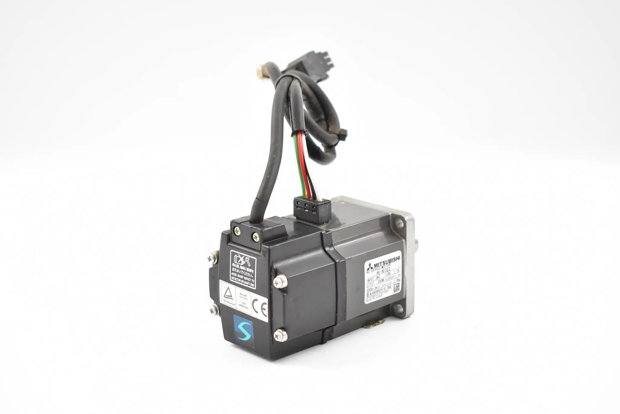 Produktfoto 1 von Mitsubishi Servomotor HC-KFS23 ( In 3AC 118V 1,1A 3000rpm 200W )