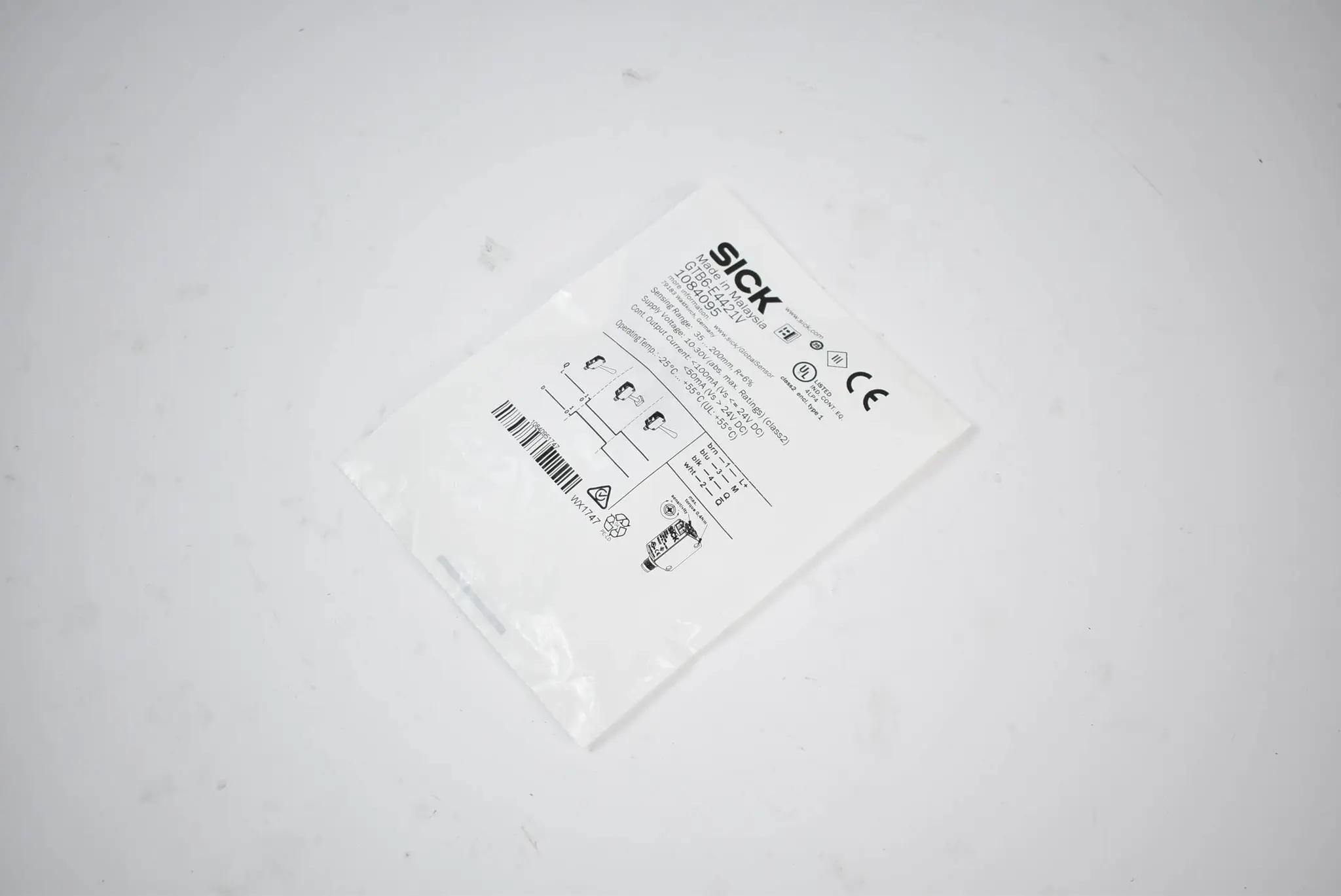 Produktfoto 1 von Sick Miniatur Lichtschranken GTB6-E4421V ( 1084095 )