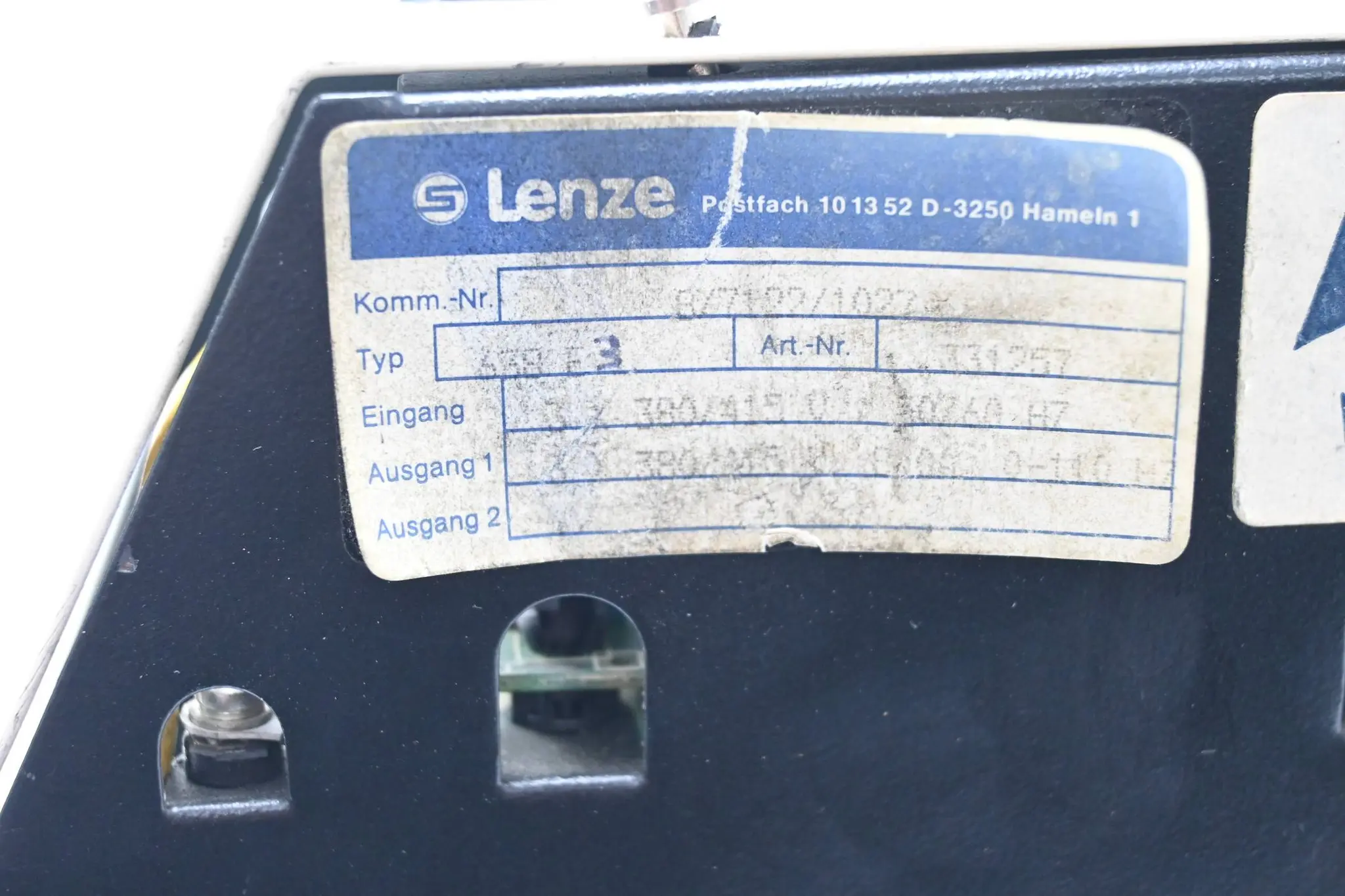 Produktfoto 1 von Lenze Frequenzumrichter 638 E 3b ( 331257 )