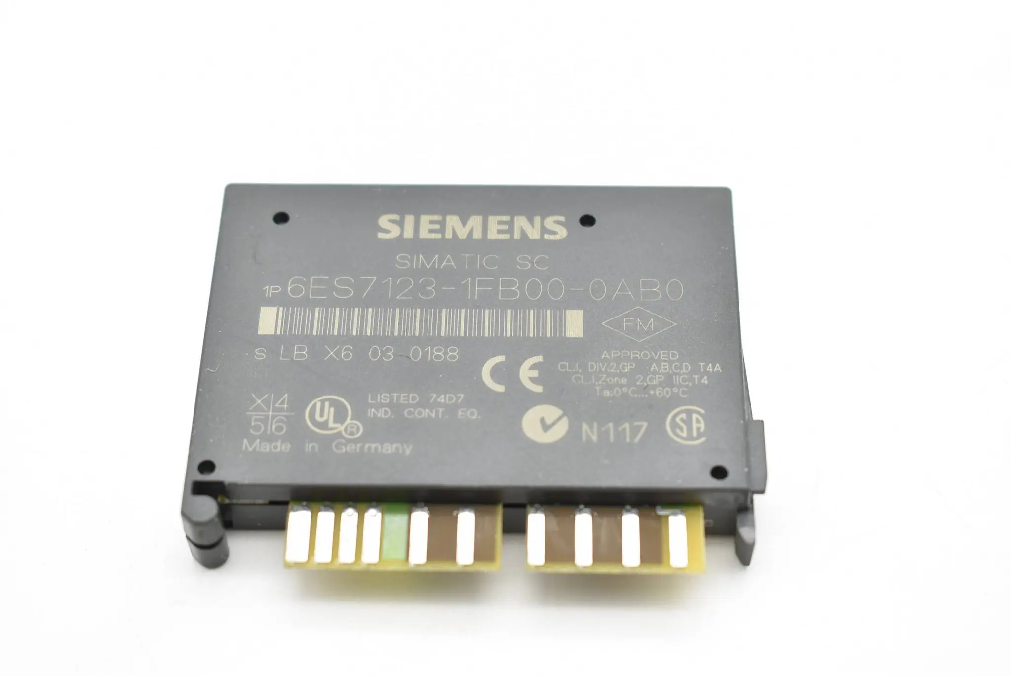 Produktfoto 1 von Siemens simatic SC 6ES7 123-1FB00-0AB0 ( 6ES7123-1FB00-0AB0 ) E.3