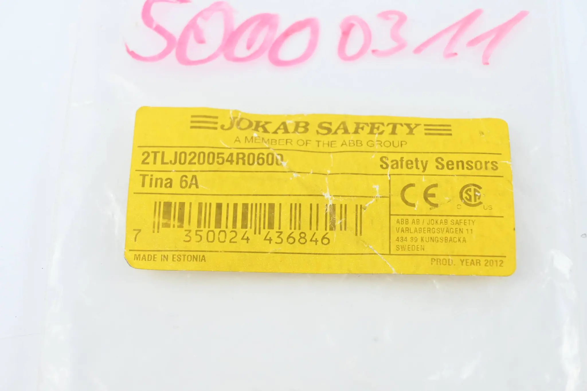 Produktfoto 1 von Jokab Safety Safety Sensor 2TLJ020054R0600