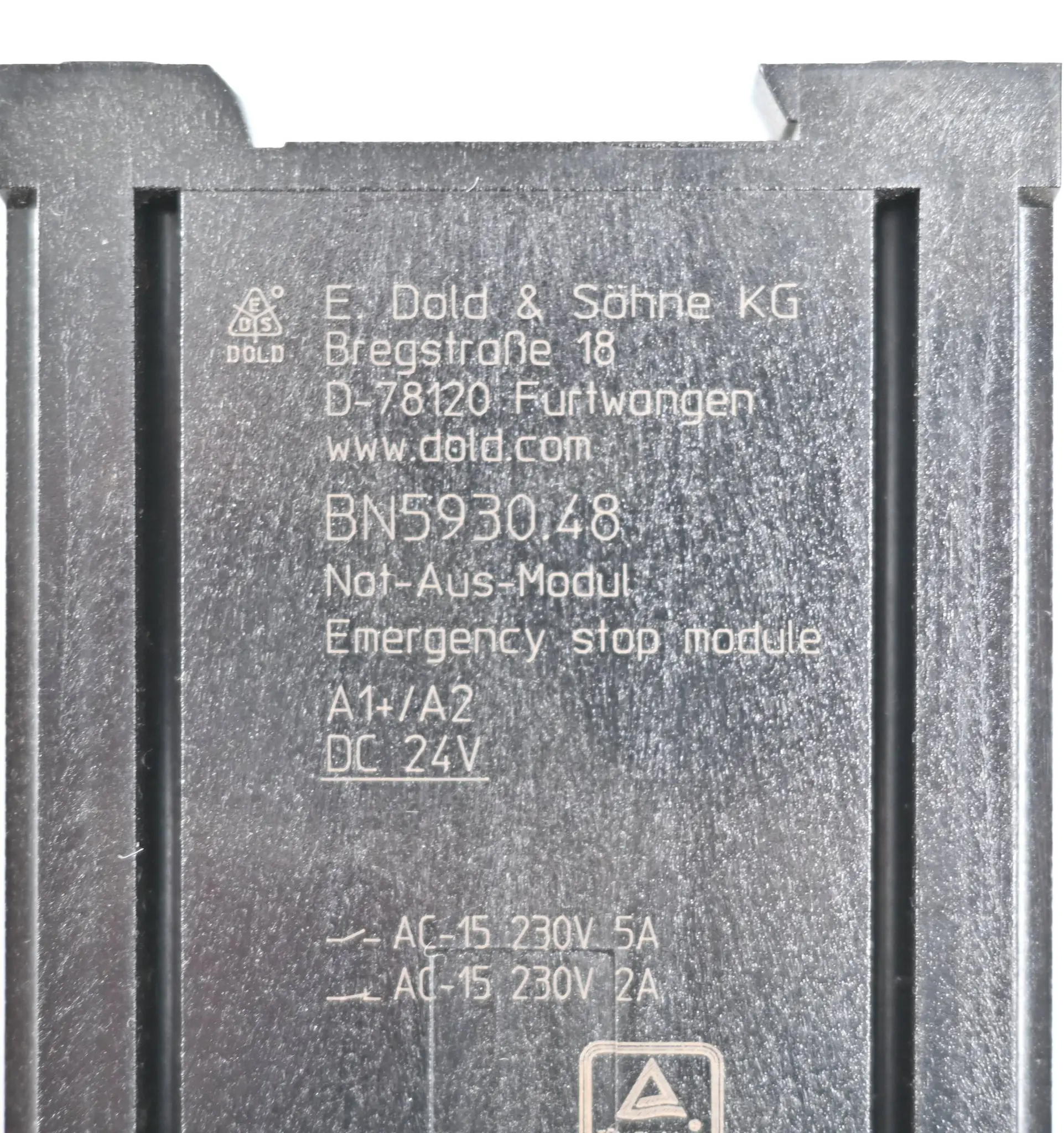 Produktfoto 1 von E.Dold & Söhne Not-Aus-Modul BN5930.48 ( 24VDC )