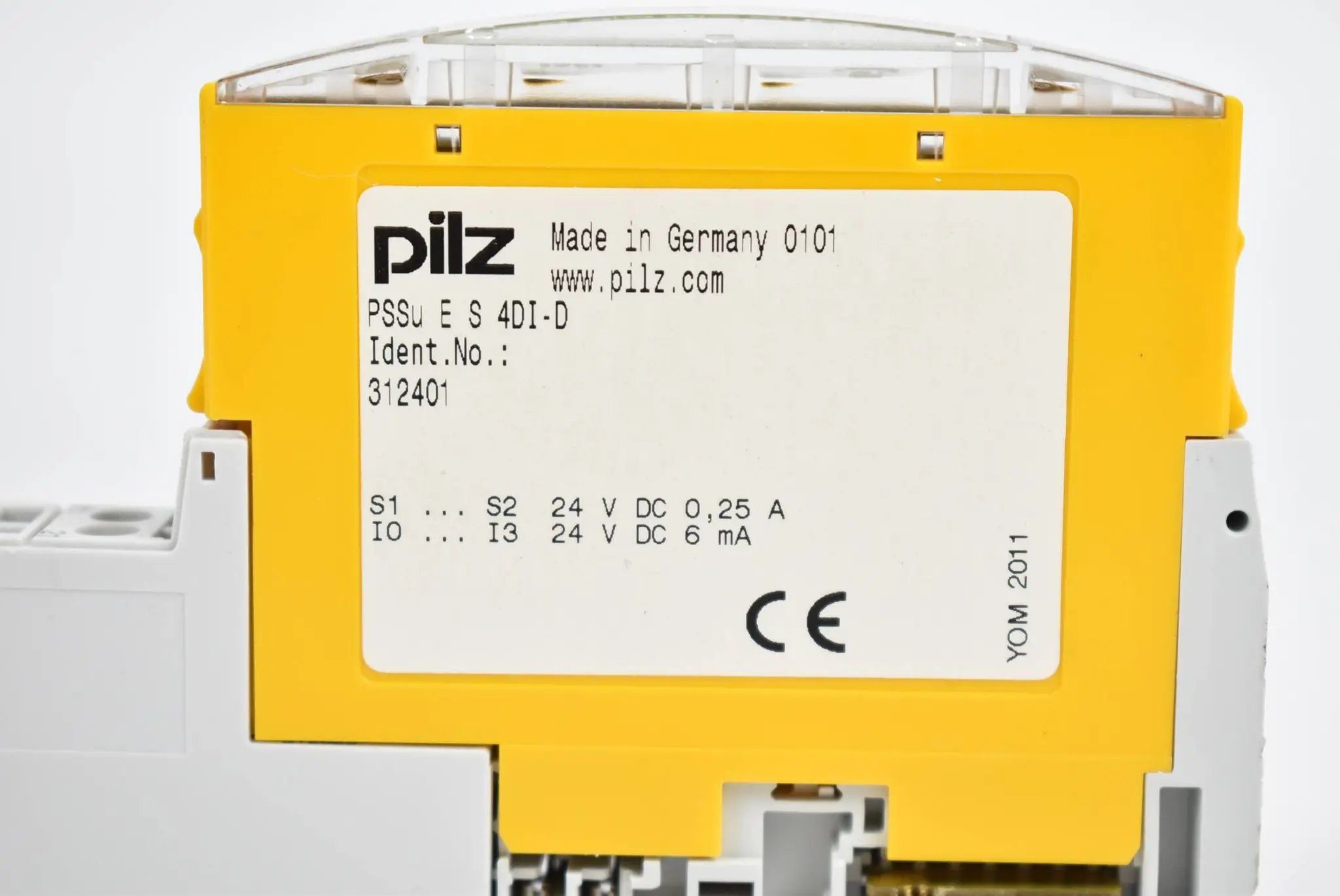 Pilz Elektronikmodul PSSu E S 4DI-D inkl. PSSu BP-C1 1/12 C ( 312401 )